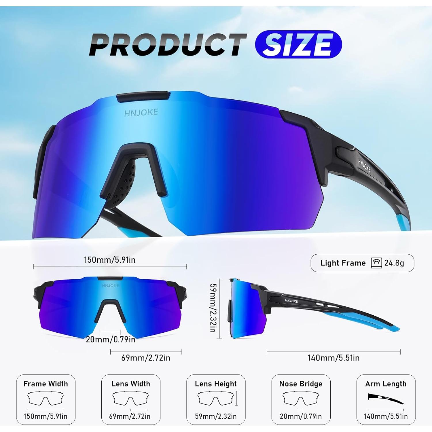 Gafas de sol deportivas Polarizadas UV400 para ciclismo