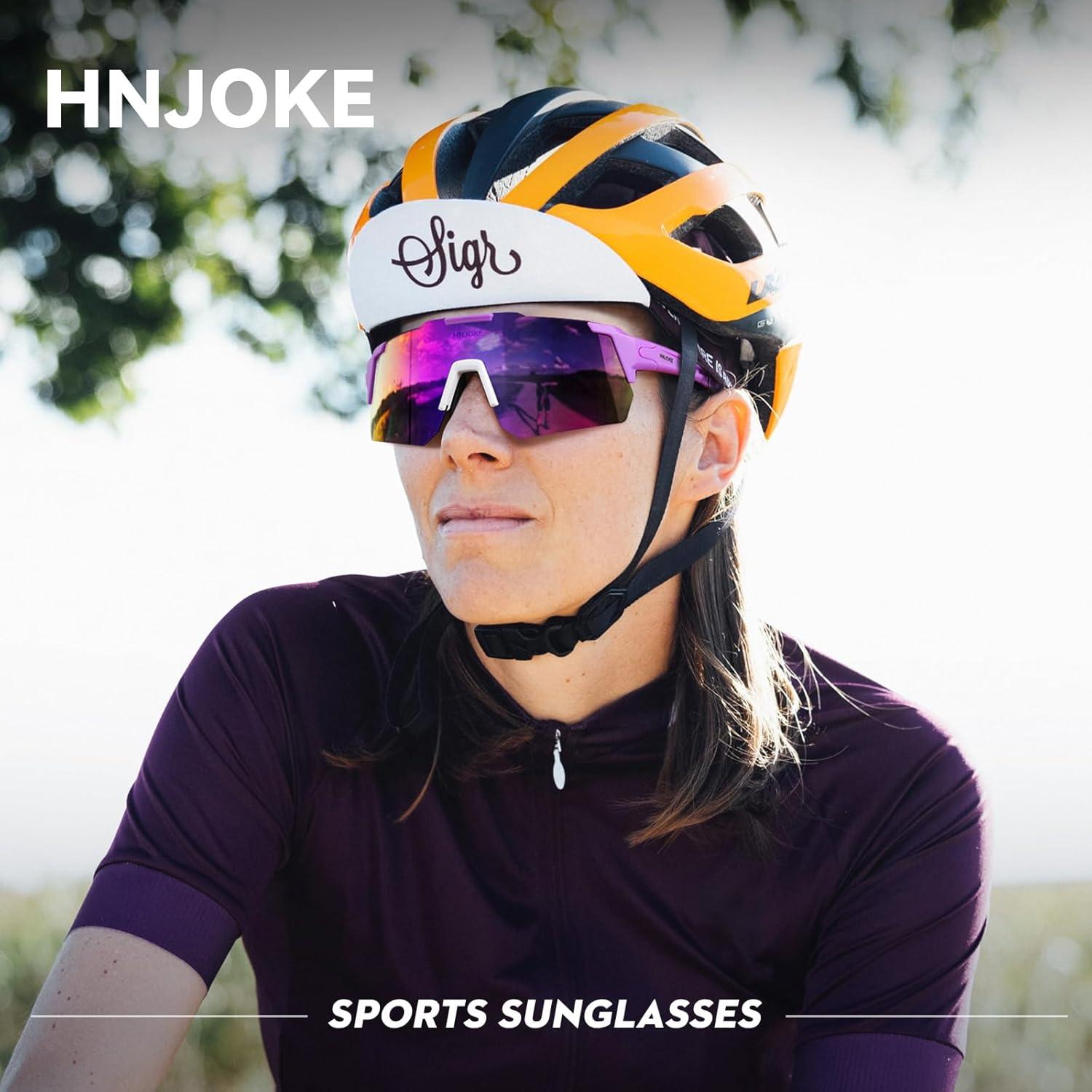 Gafas de Sol Polarizadas UV400 para Ciclismo y Correr - Púrpura