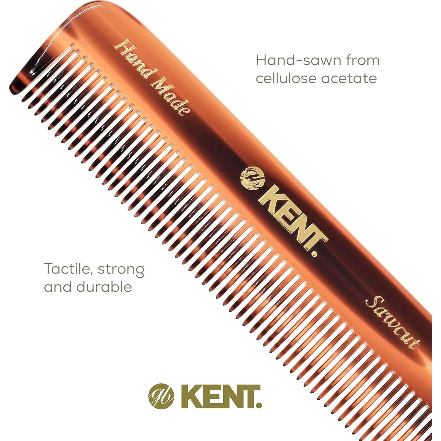 Peine de Barba Kent A FOT Hecho a Mano 11.43 cm Viaje