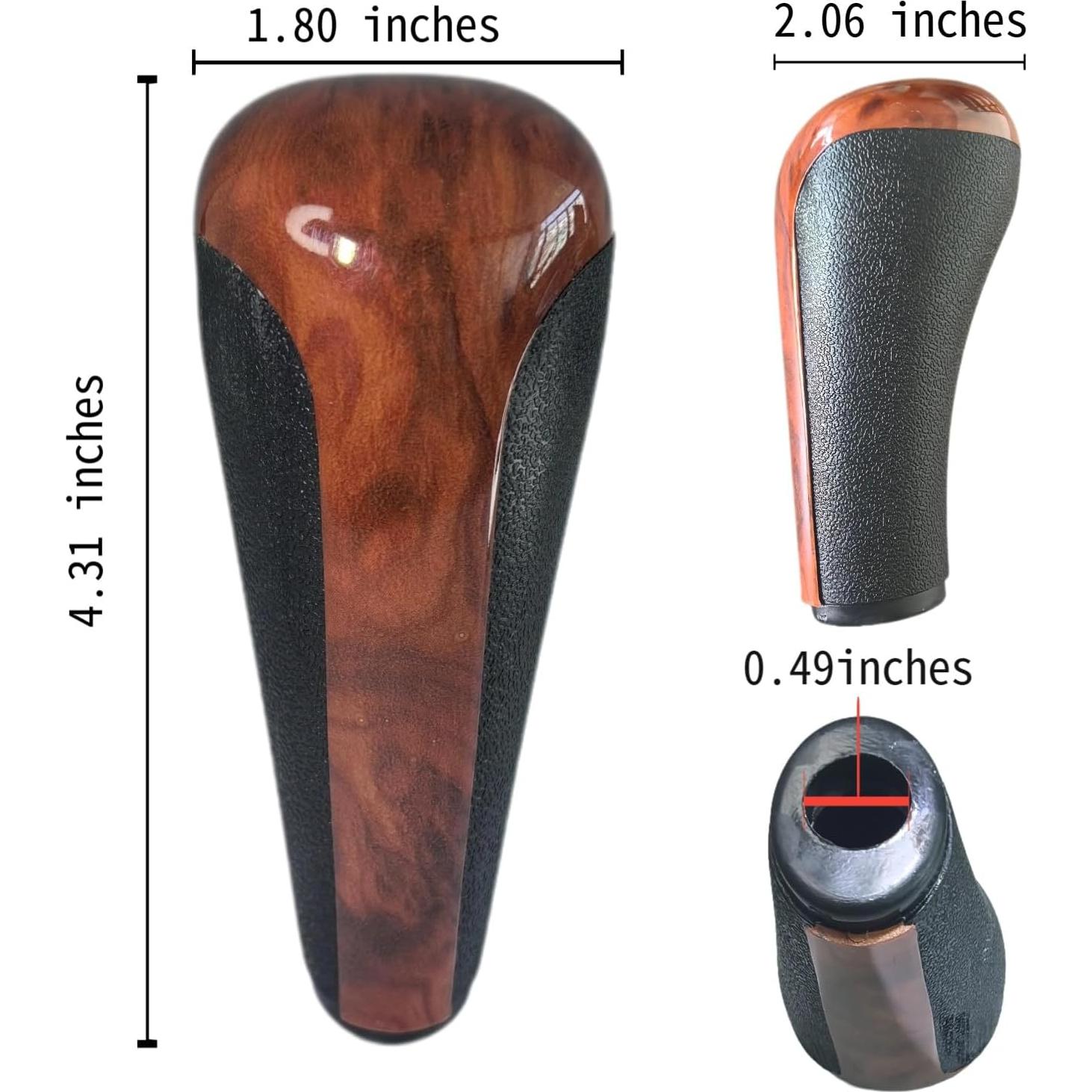 Perilla de Cambio Unichefry para Peugeot y Citroen - Cuero Marrón