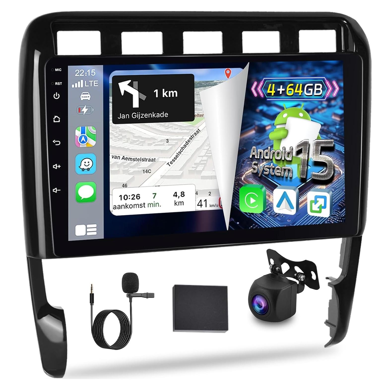 Estéreo Android NHOPEEW 9" para Porsche Cayenne 2002-2010