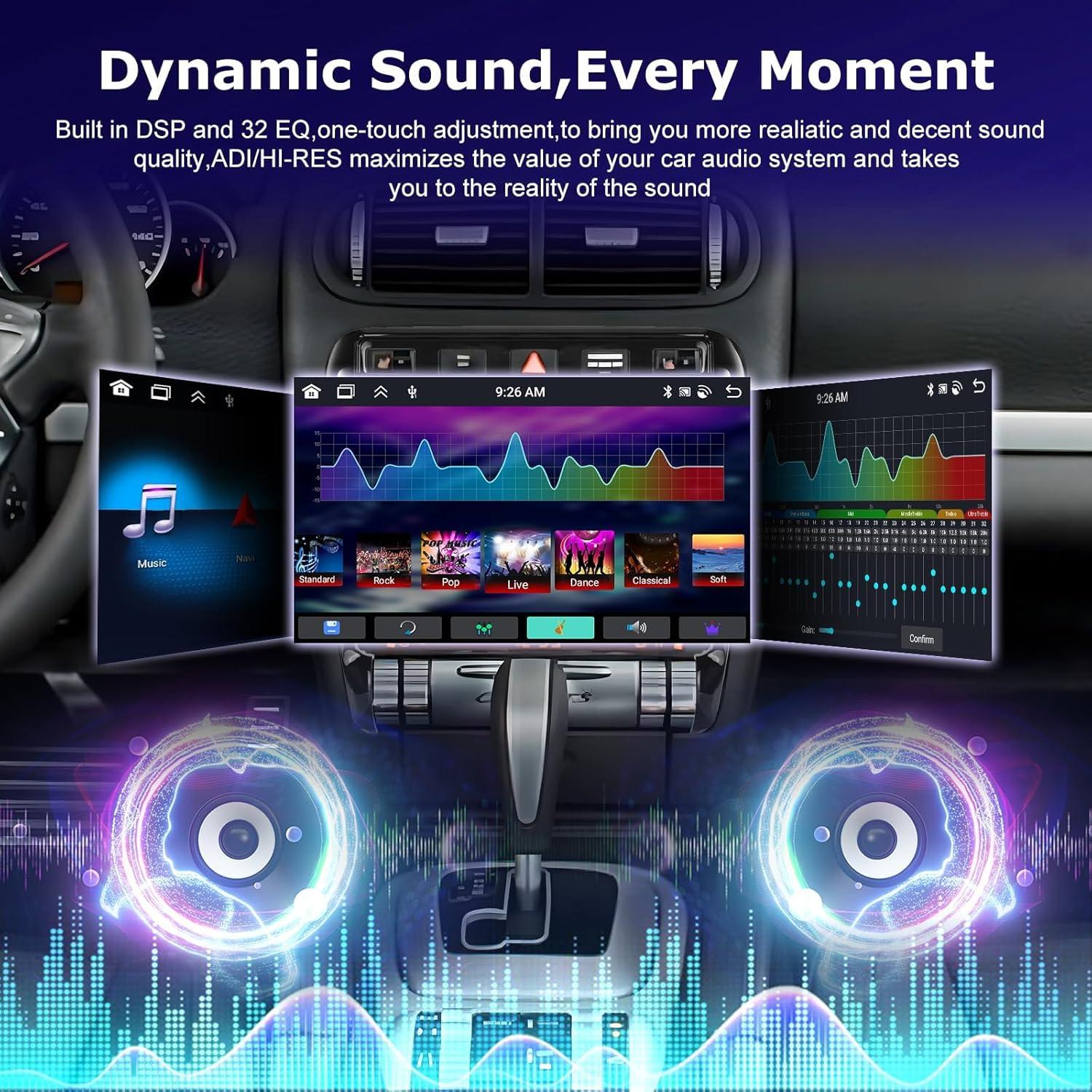 Estéreo Android NHOPEEW 9" para Porsche Cayenne 2002-2010