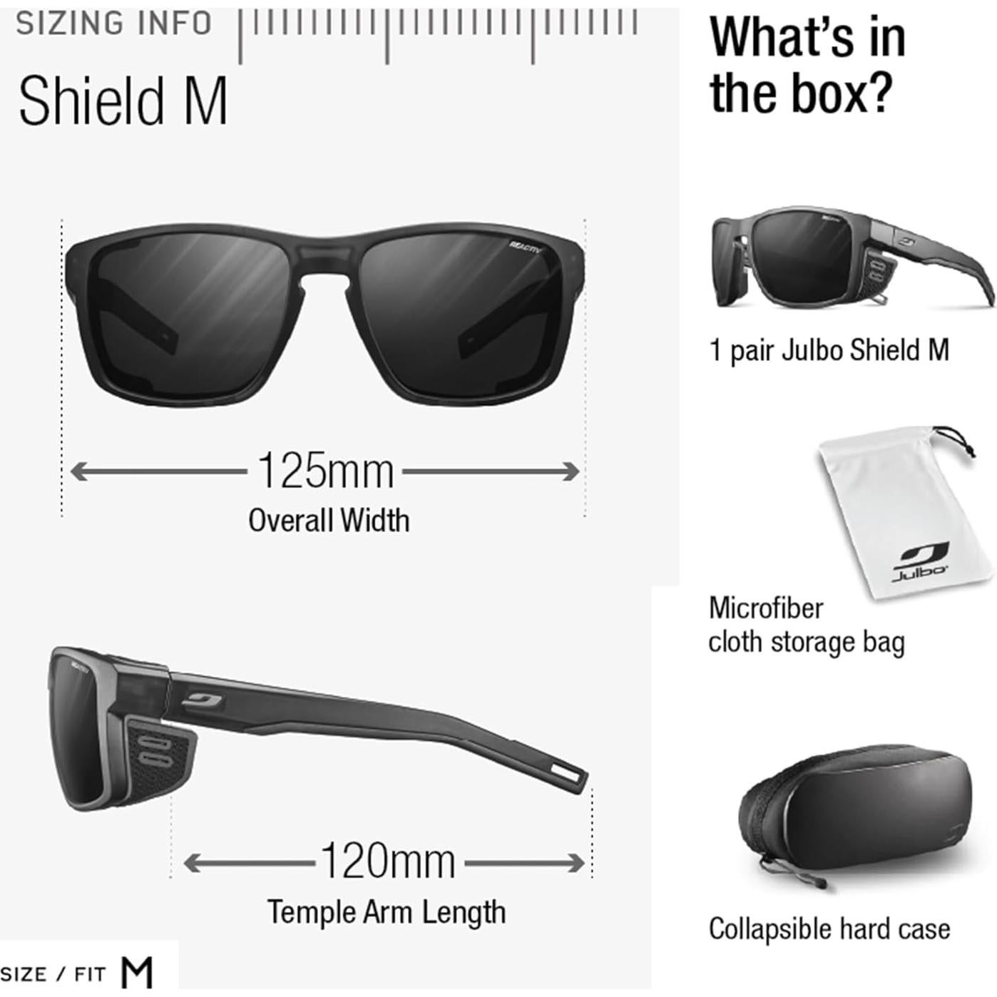 Gafas de sol Julbo Shield M - Lentes fotocromáticas 100% UV