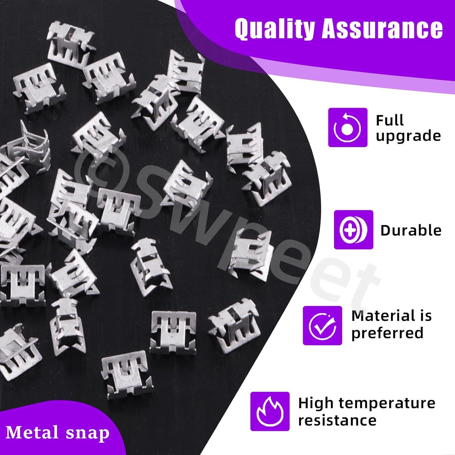 30 Pcs Clip U de Auto Metal Swpeet 7.9mm para Panel Interior