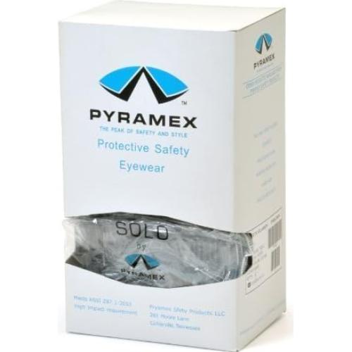 Gafas de seguridad Pyramex Solo Jumbo Lente Clara 12 Pzas