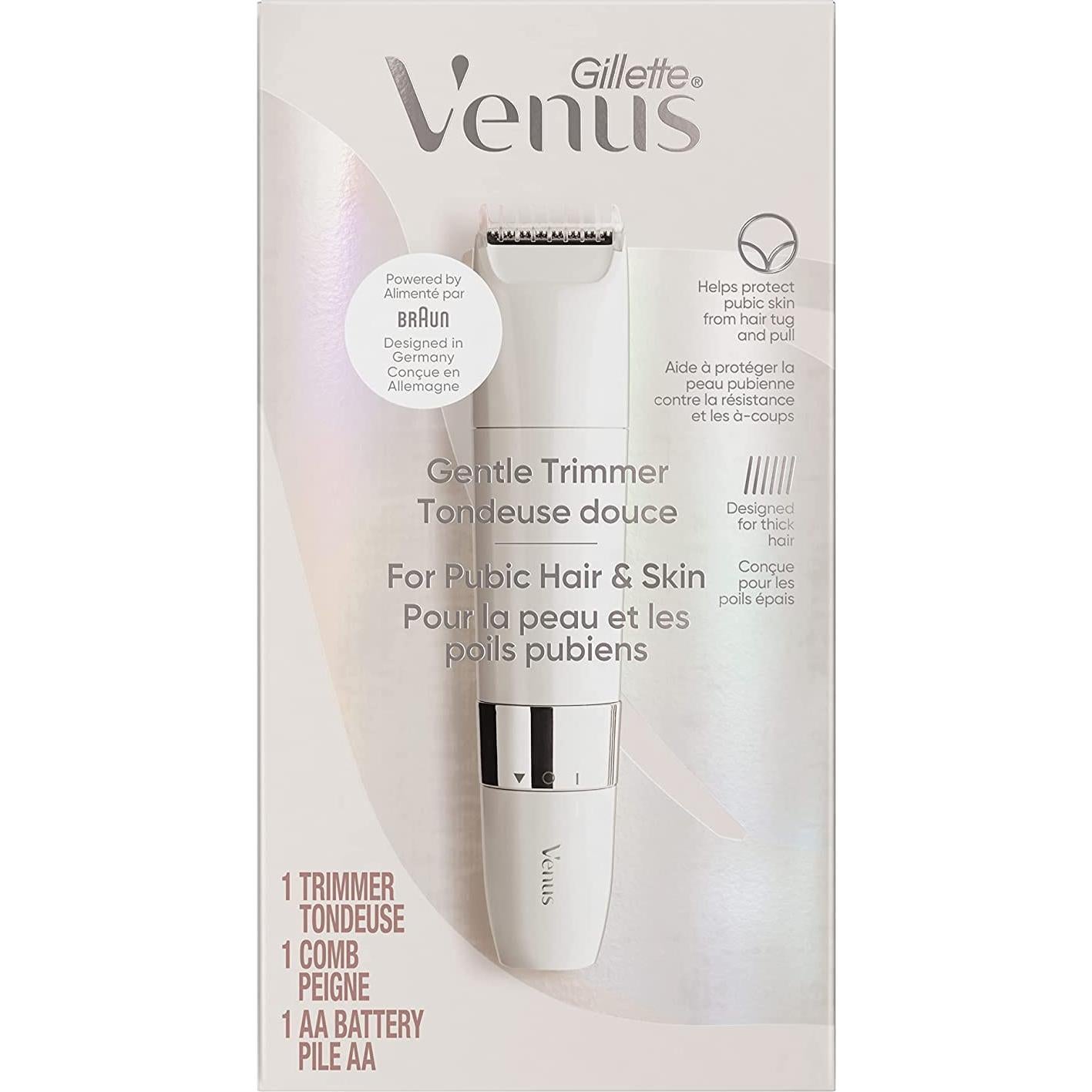 Afeitadora Eléctrica Gillette Venus para Mujeres - Recortadora de Bikini