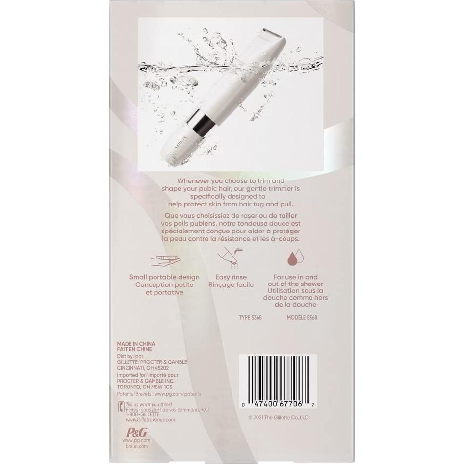 Afeitadora Eléctrica Gillette Venus para Mujeres - Recortadora de Bikini