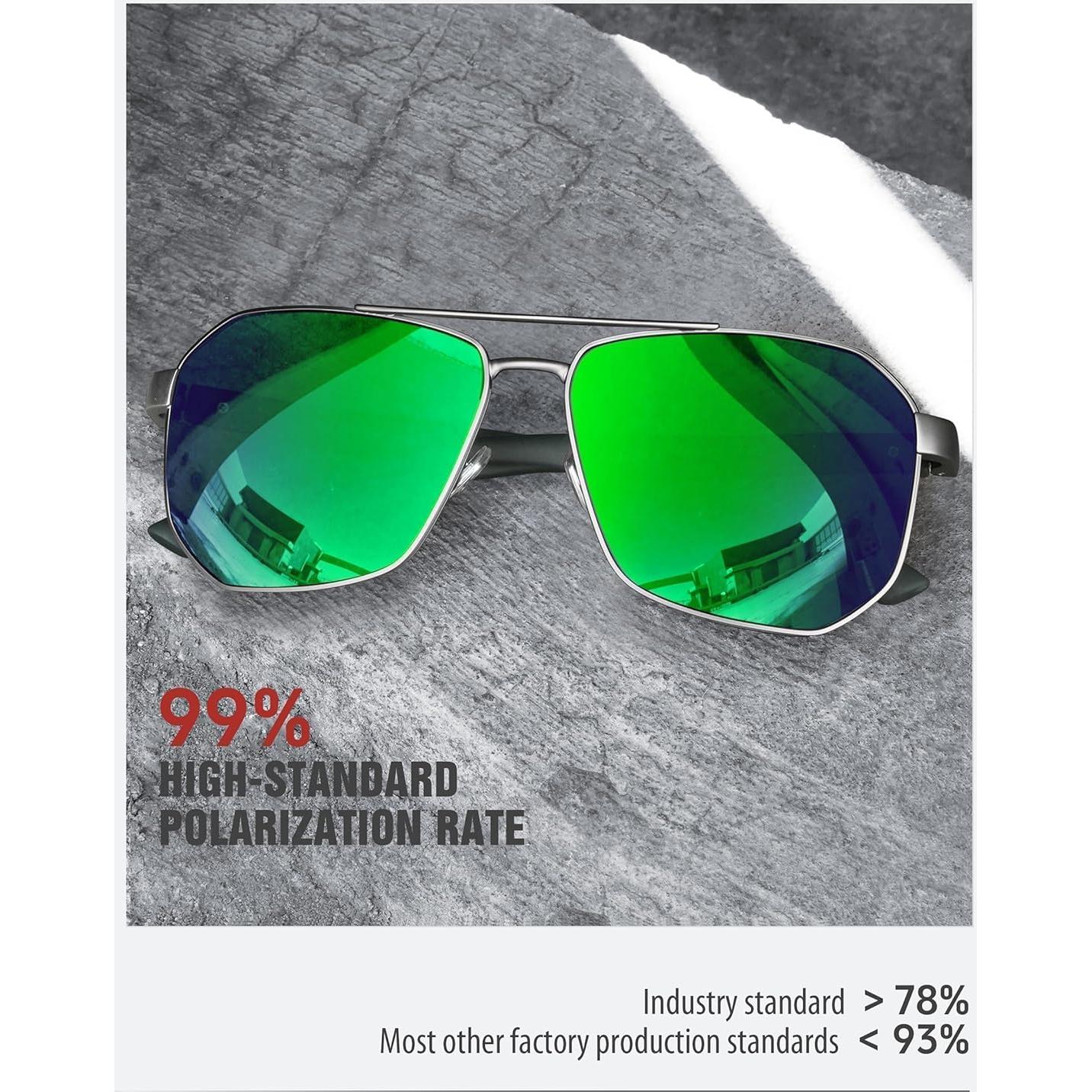 Gafas de sol LUENX Aviador Polarizadas UV400 61mm