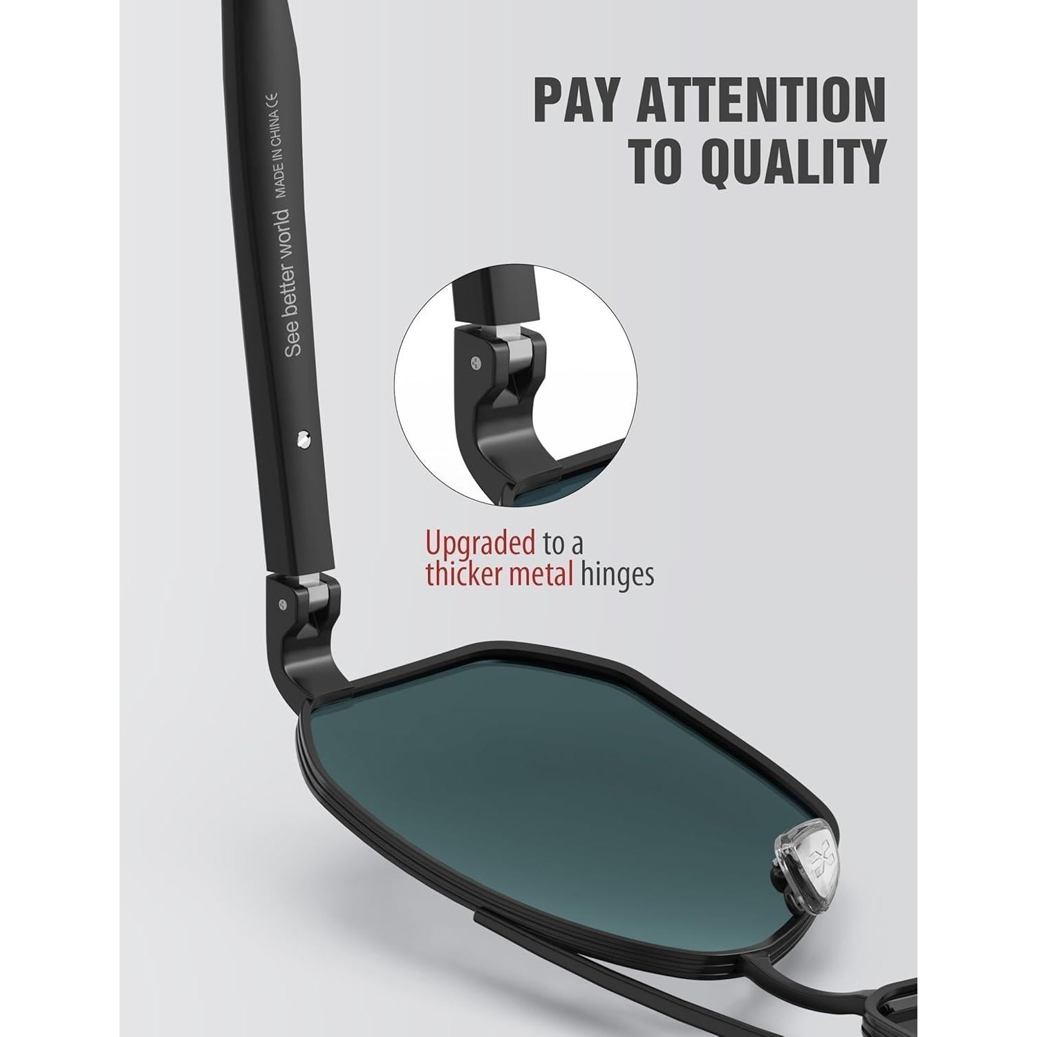 Gafas de sol LUENX Aviador Polarizadas UV400 61mm