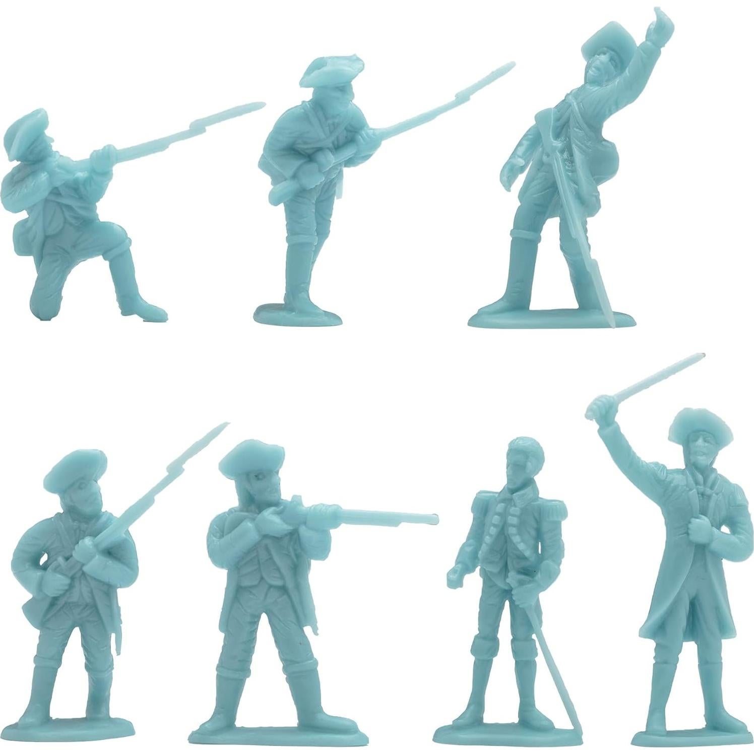 Set de Figuras de Soldados BMC Guerra Revolucionaria 44pc