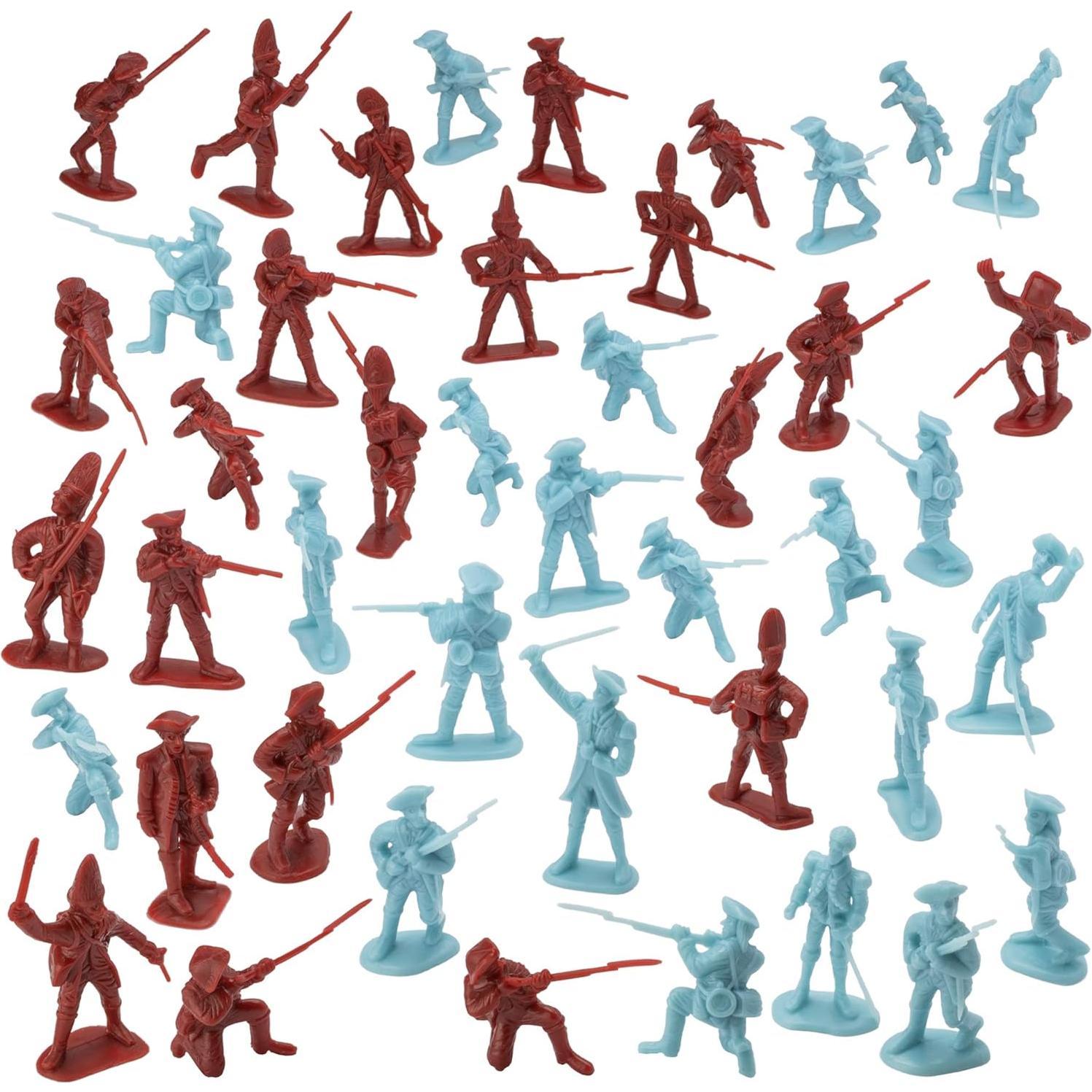 Set de Figuras de Soldados BMC Guerra Revolucionaria 44pc