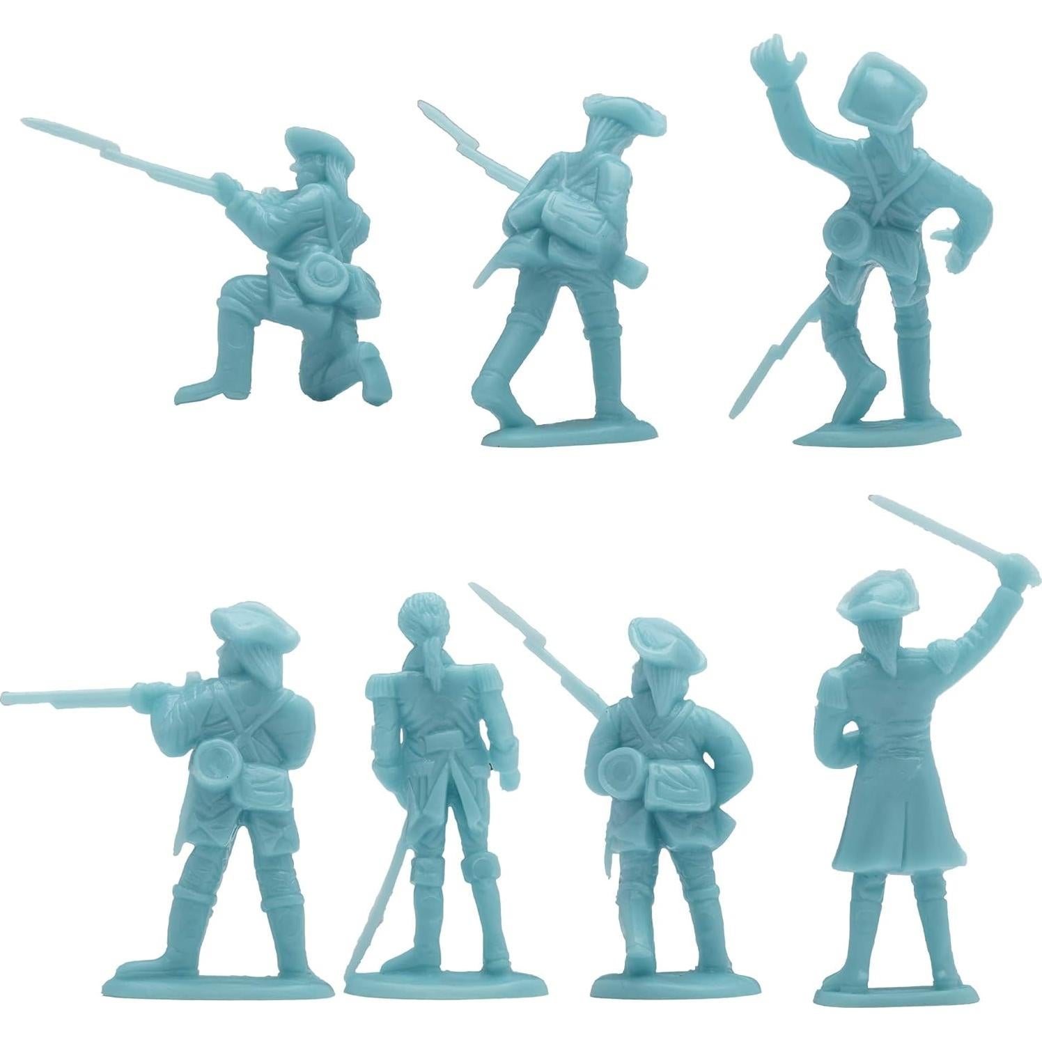 Set de Figuras de Soldados BMC Guerra Revolucionaria 44pc