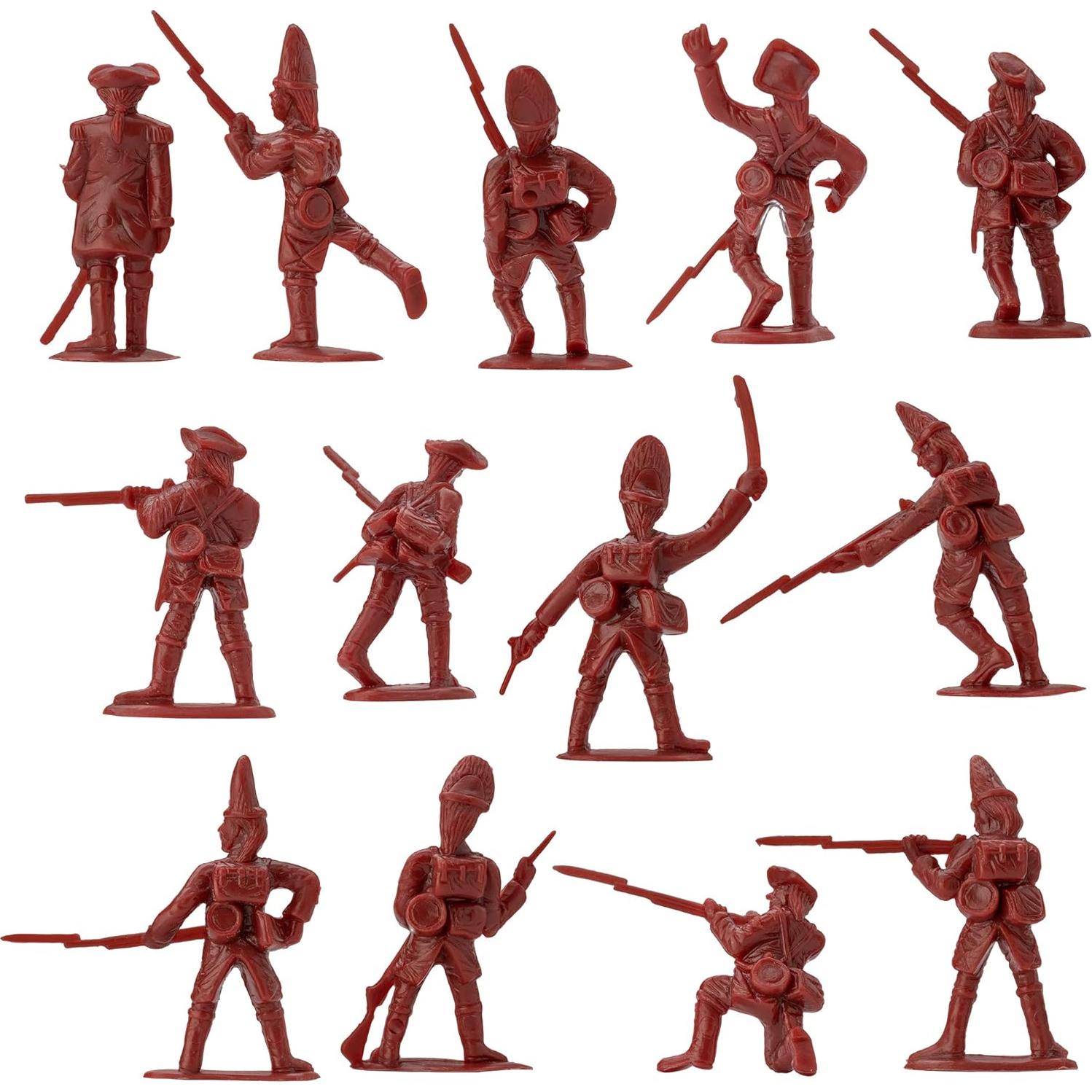 Set de Figuras de Soldados BMC Guerra Revolucionaria 44pc