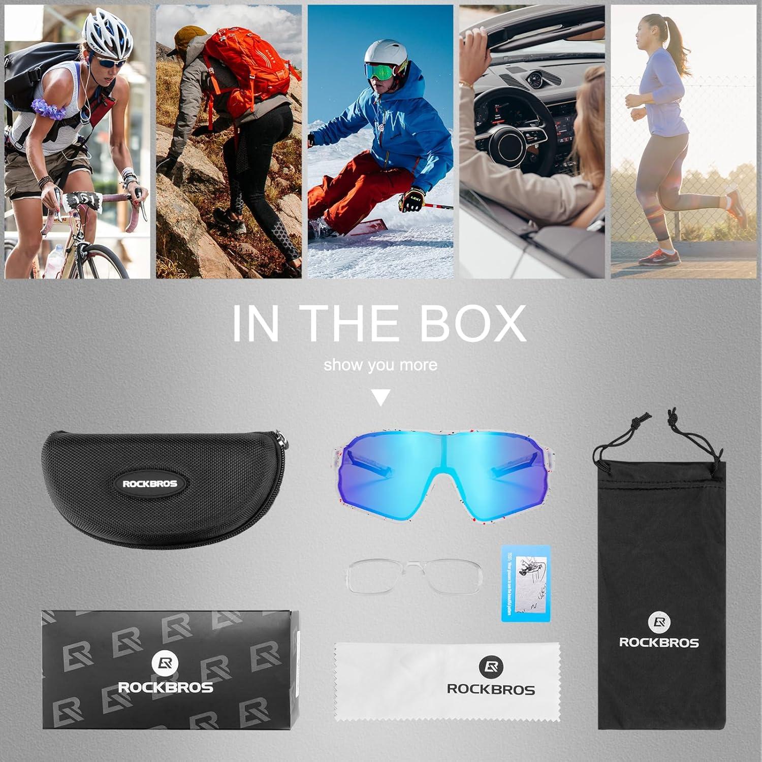 Gafas de sol ROCKBROS polarizadas UV400 para ciclismo