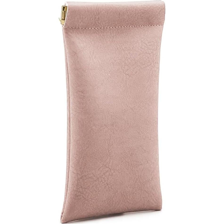 Paquete de 3 estuches de gafas PU Rosa 18x9 cm