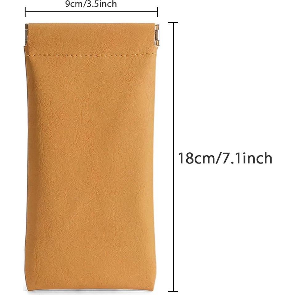 Paquete de 3 estuches de gafas PU suave - Unisex