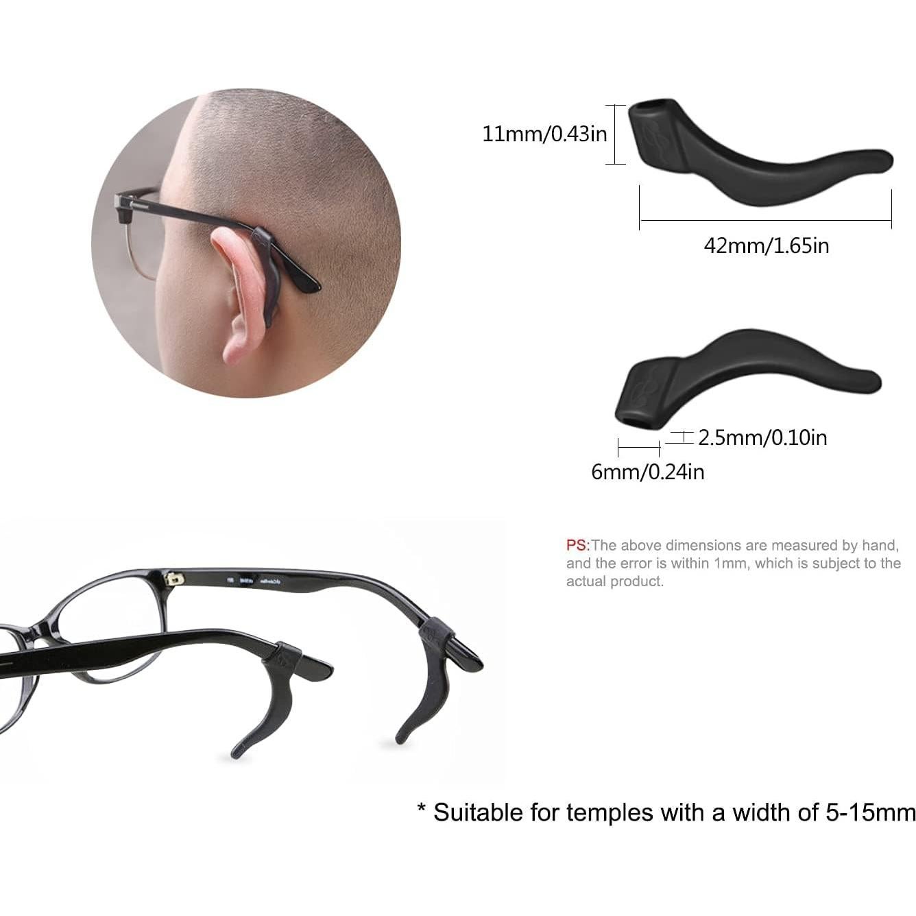 Ganchos de Silicona Suave PTSLKHN 10 Pares Antideslizantes