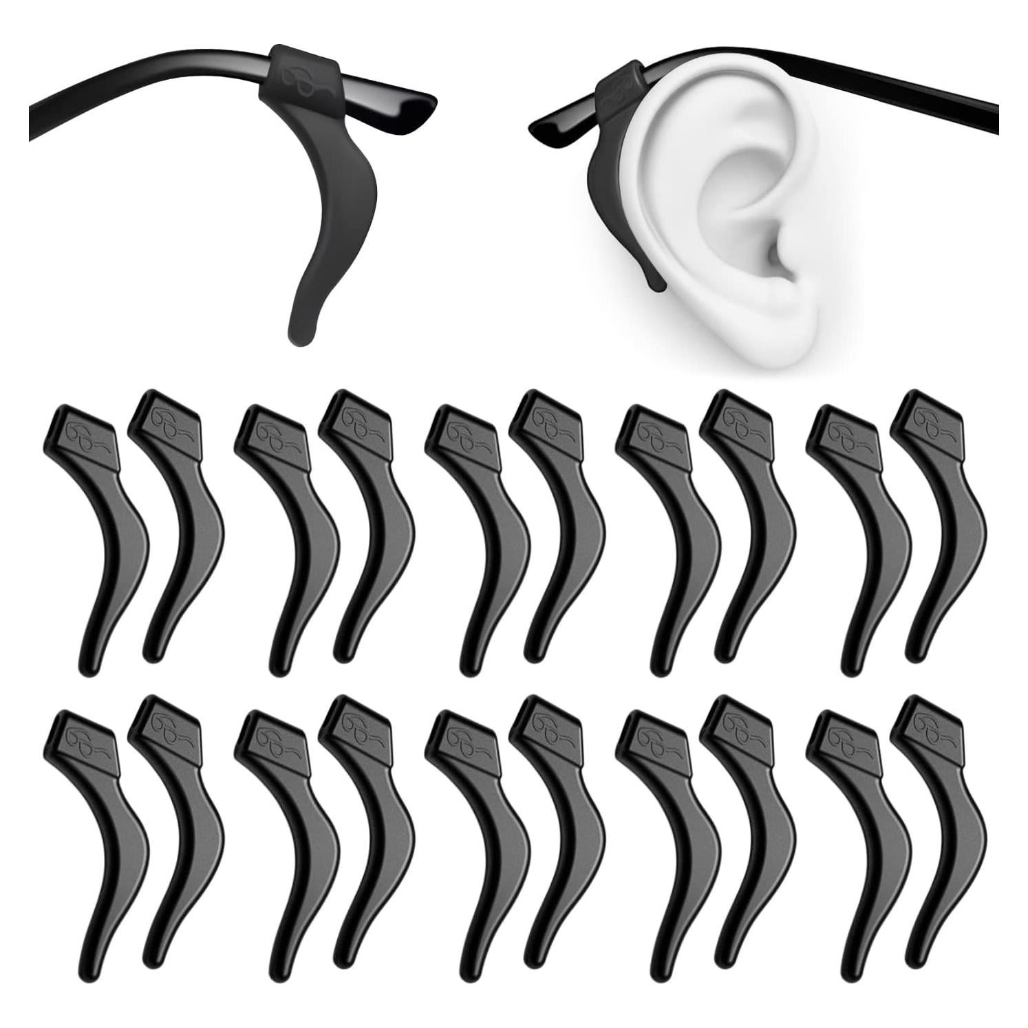 Ganchos de Silicona Suave PTSLKHN, 10 Pares Antideslizantes