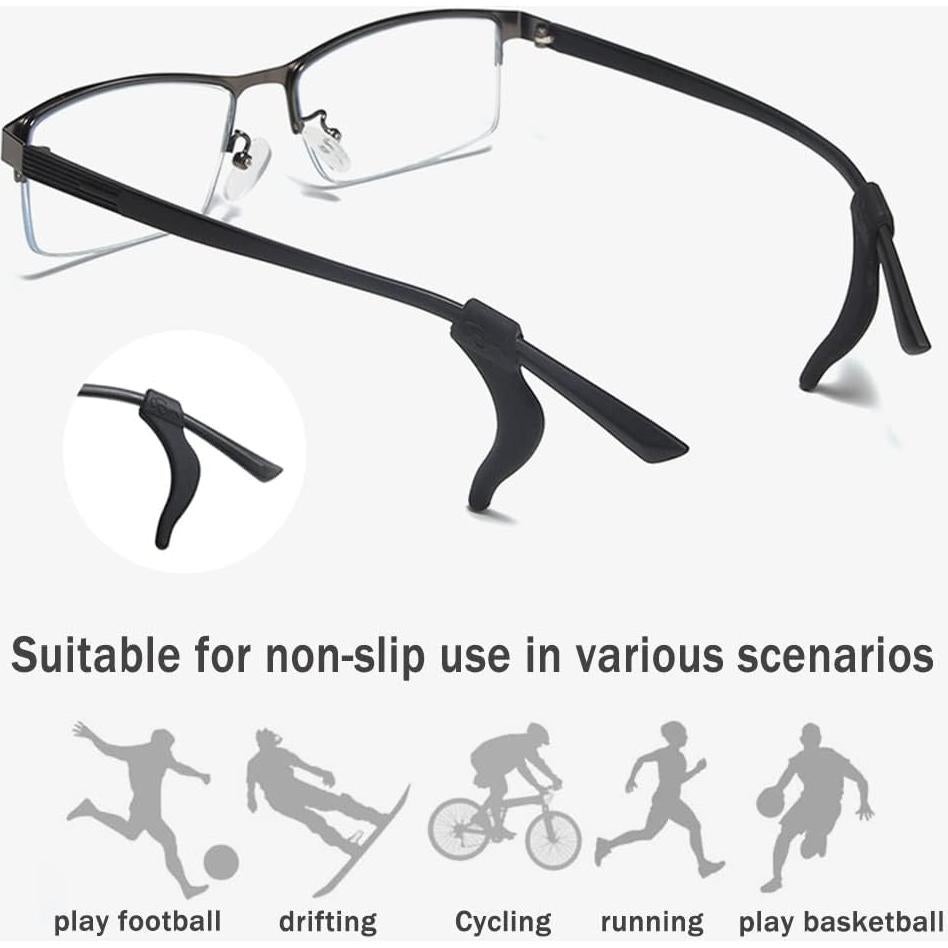 Ganchos de Silicona Suave PTSLKHN, 10 Pares Antideslizantes