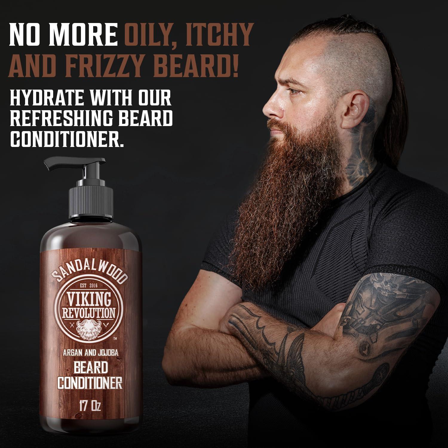 Acondicionador para Barba Viking Revolution 500ml Aceites Naturales