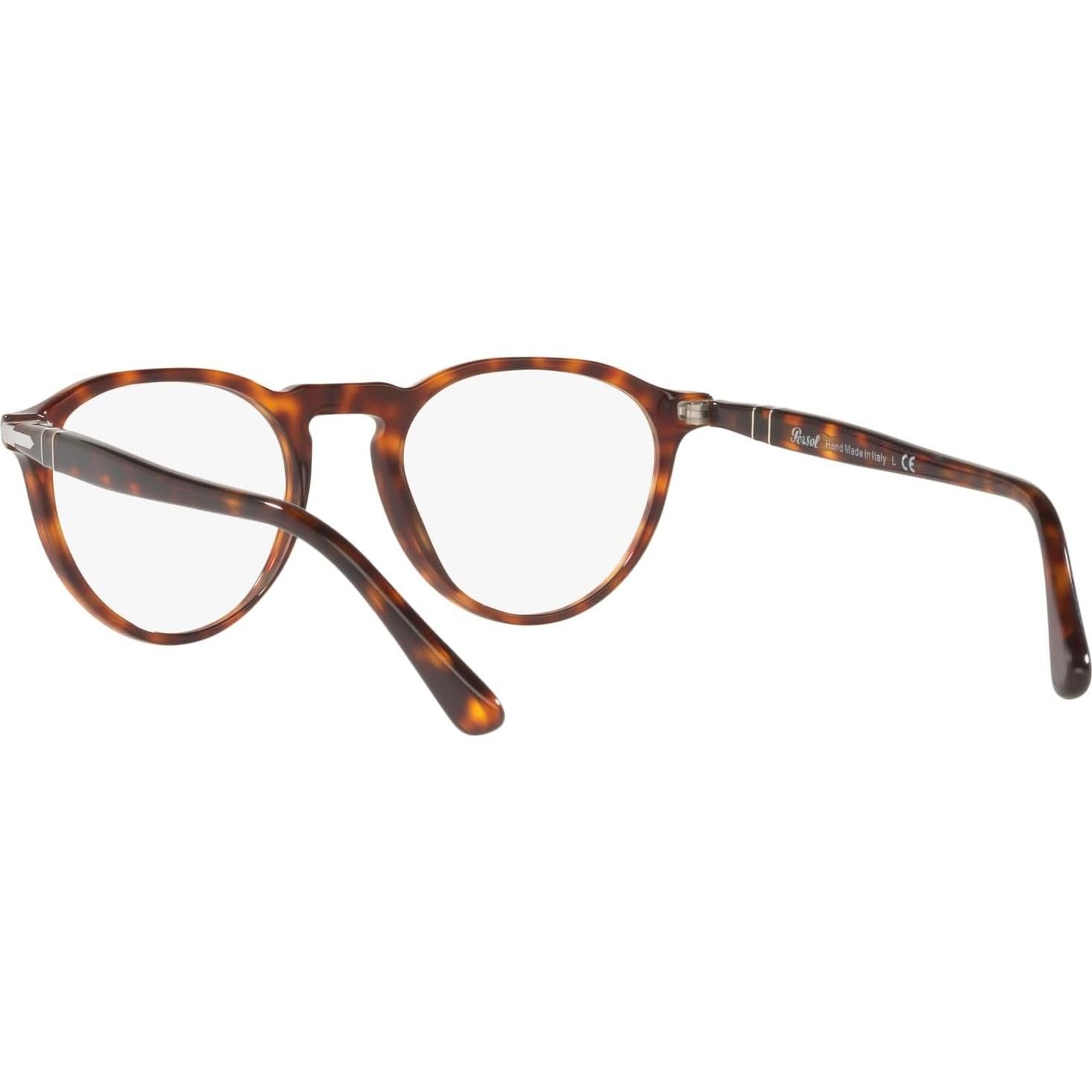 Montura de Gafas Redondas Persol PO3286V Color Havana