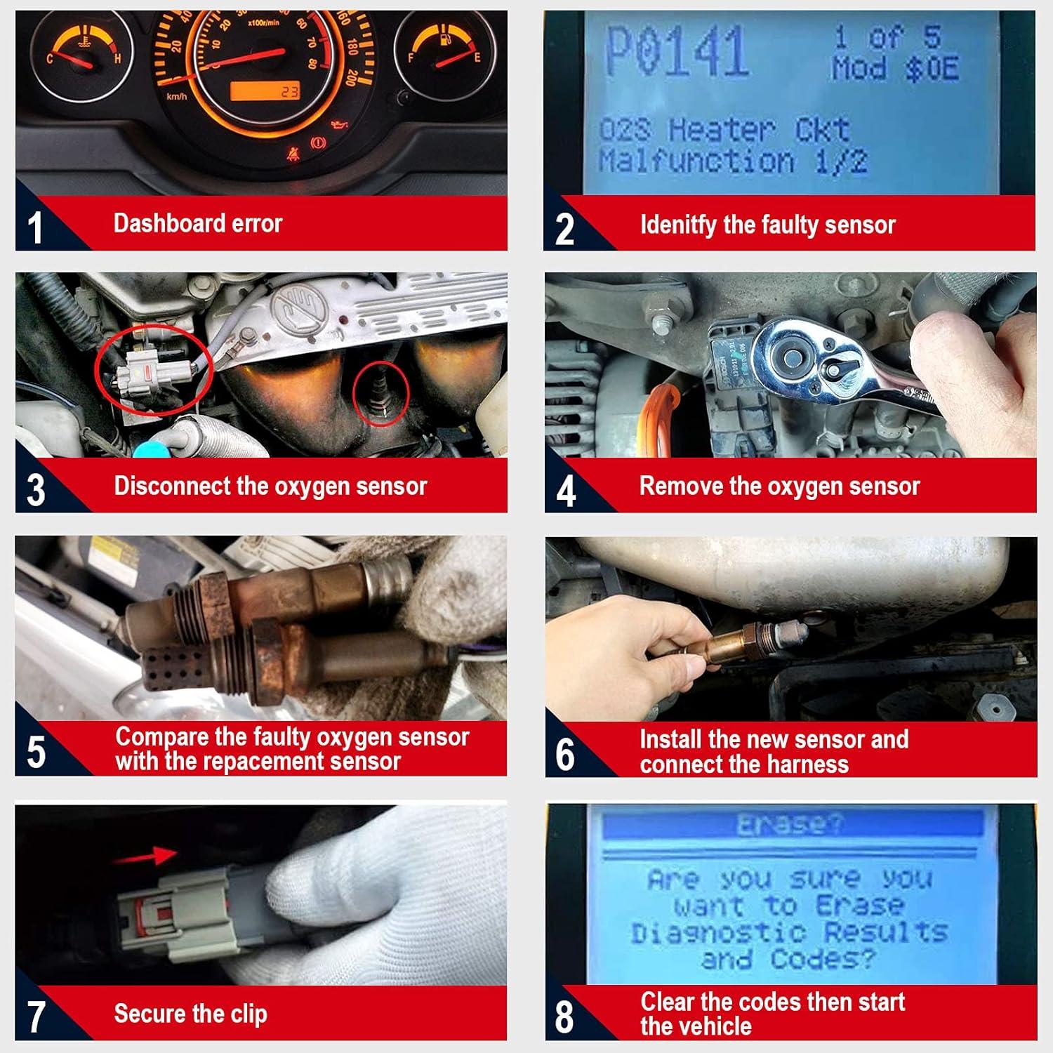 Sensor de Oxígeno Upstream BAIXINDE 55572993 Compatible Chevy