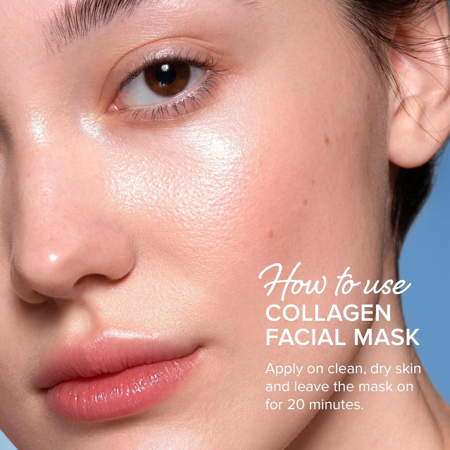 Mascarilla Facial Colágeno MAREE 6 Unidades Hidratantes