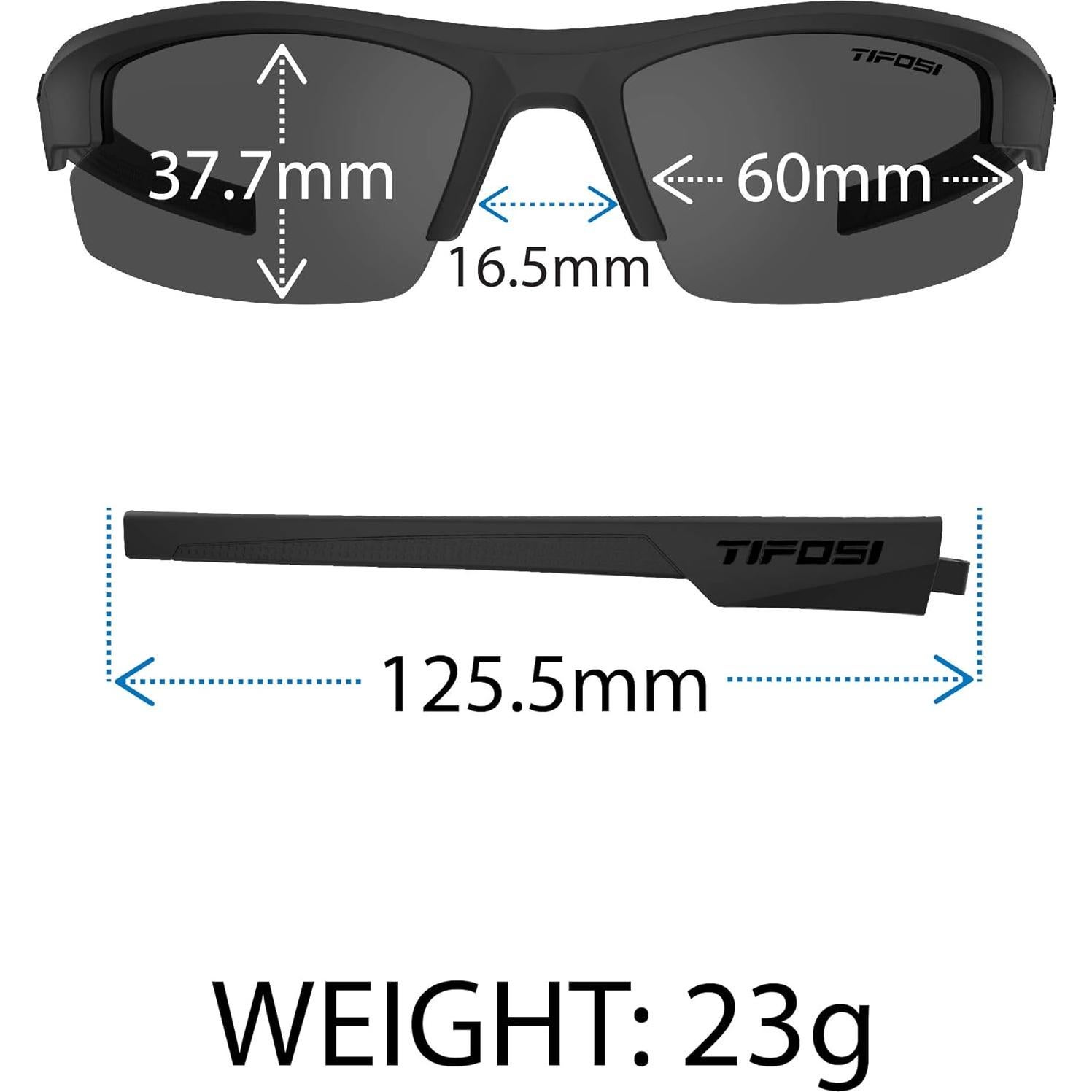 Gafas de sol multi-deporte Tifosi - Lente Ahumado, XS