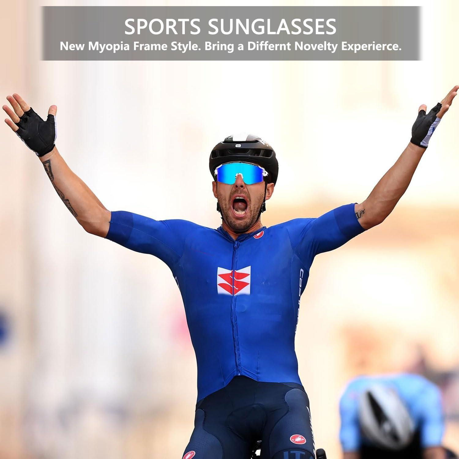 Gafas de Ciclismo SPOSUNE con 3 Lentes Intercambiables