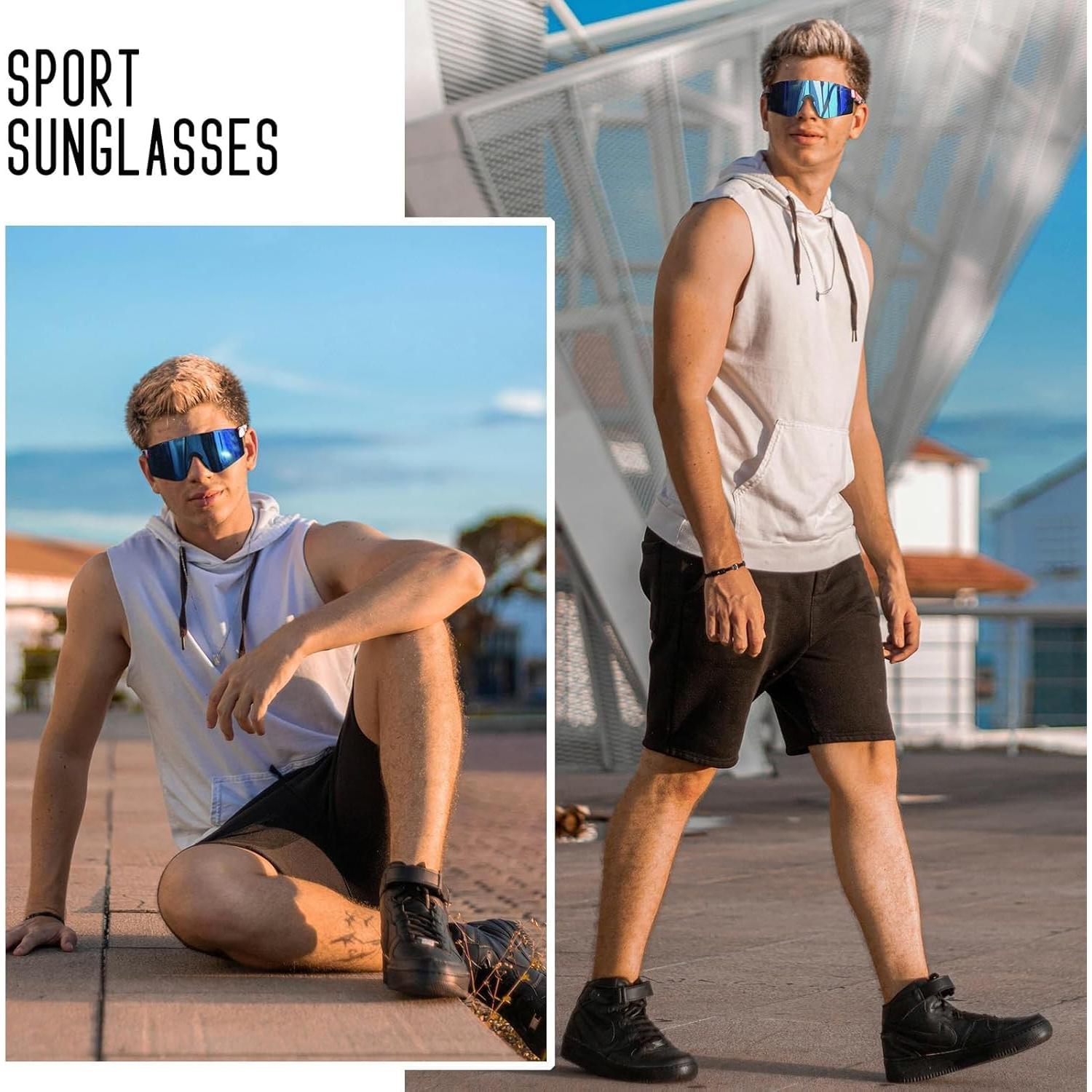 Gafas de Ciclismo SPOSUNE con 3 Lentes Intercambiables