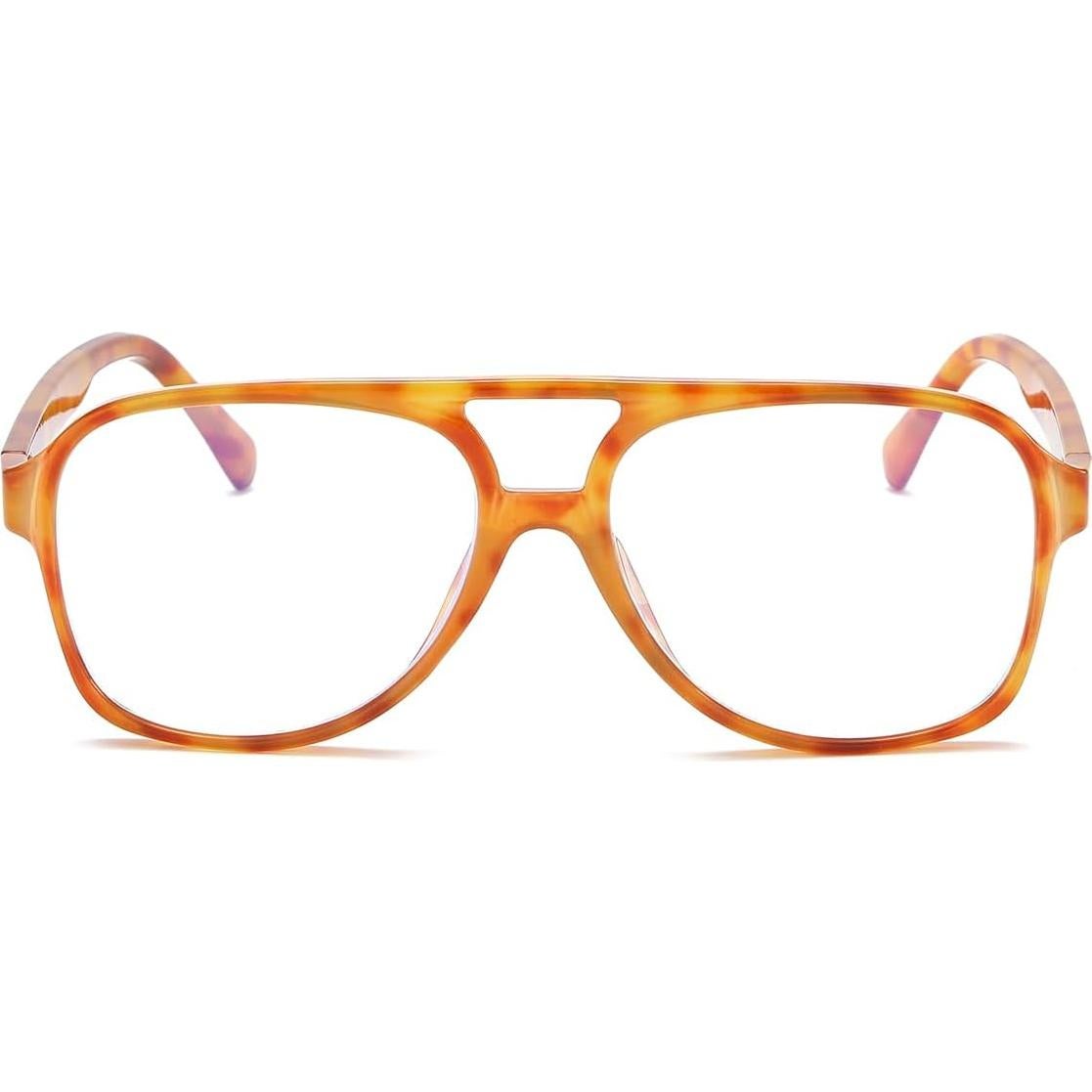 Gafas Aviador JOVAKIT Unisex Lente Clara Diseño Retro