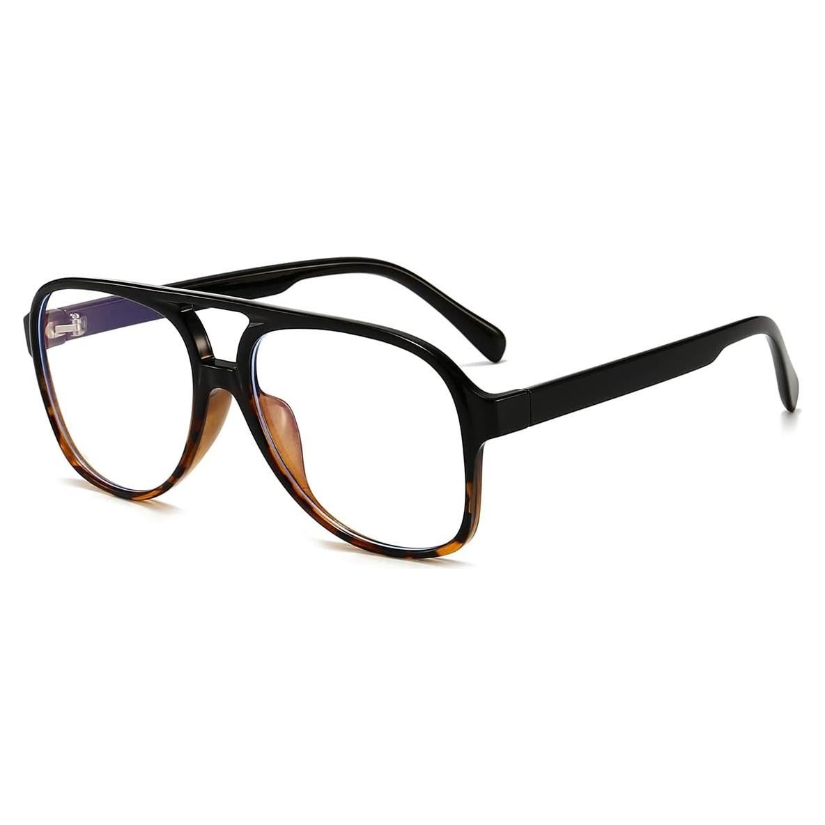 Gafas Aviador JOVAKIT Unisex Lente Clara 58mm Marco Moda