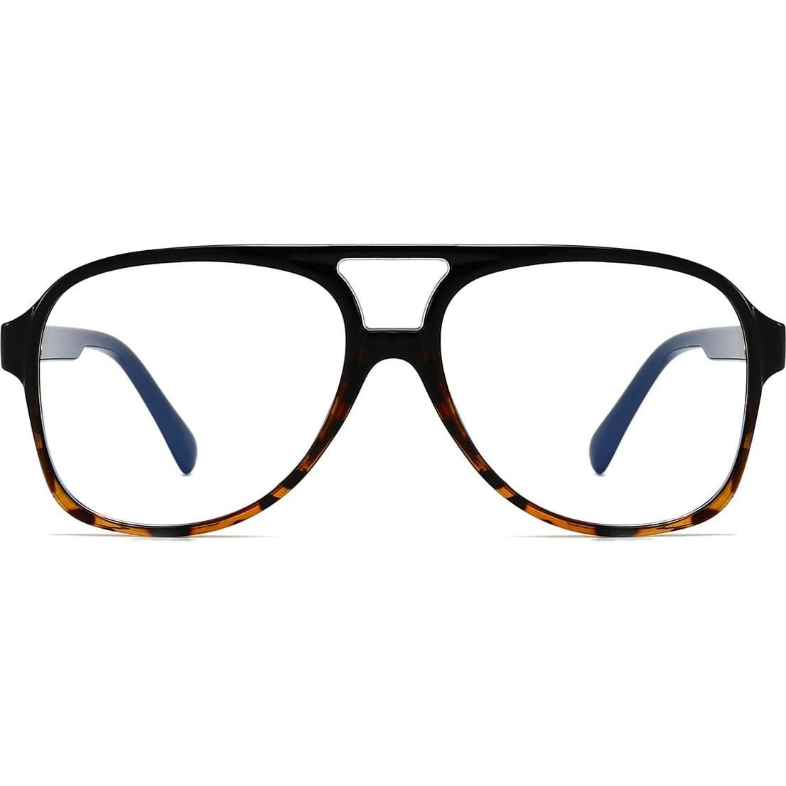 Gafas Aviador JOVAKIT Unisex Lente Clara 58mm Marco Moda