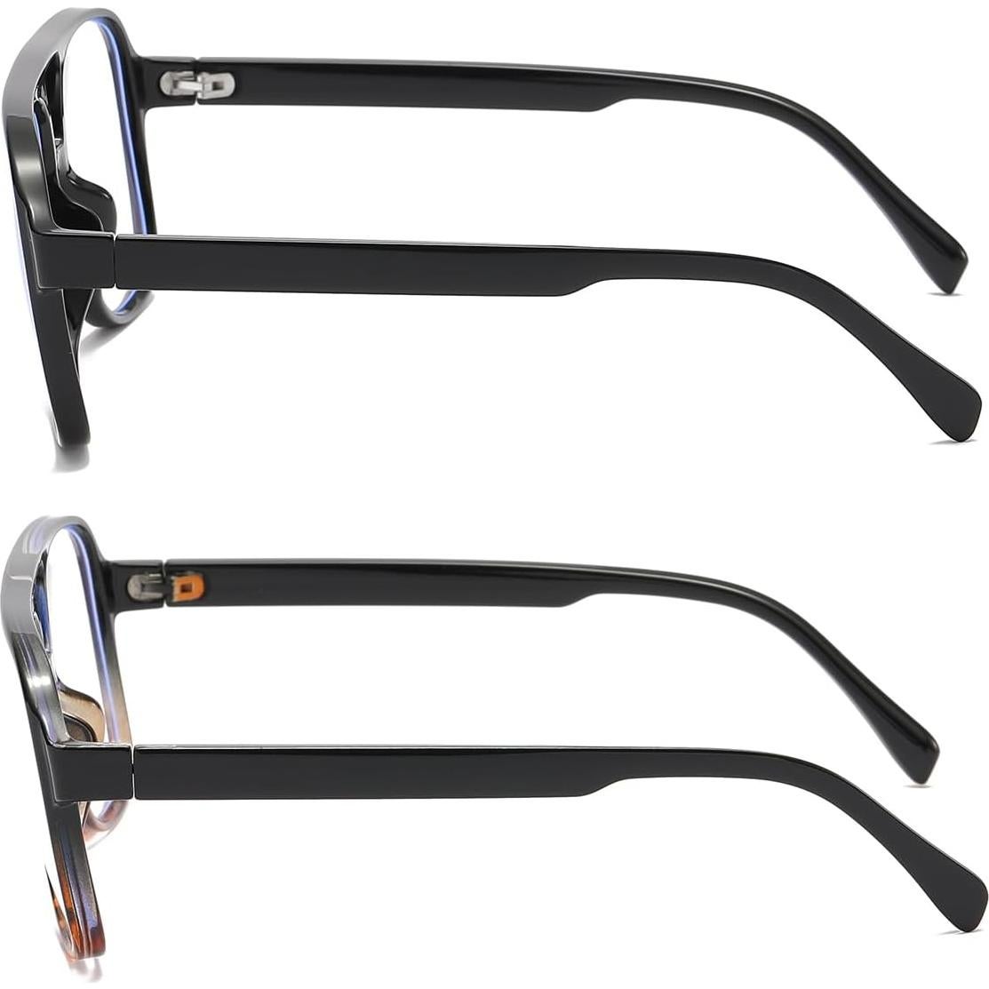 Gafas Aviador JOVAKIT Unisex Lentes Claros Diseño Retro