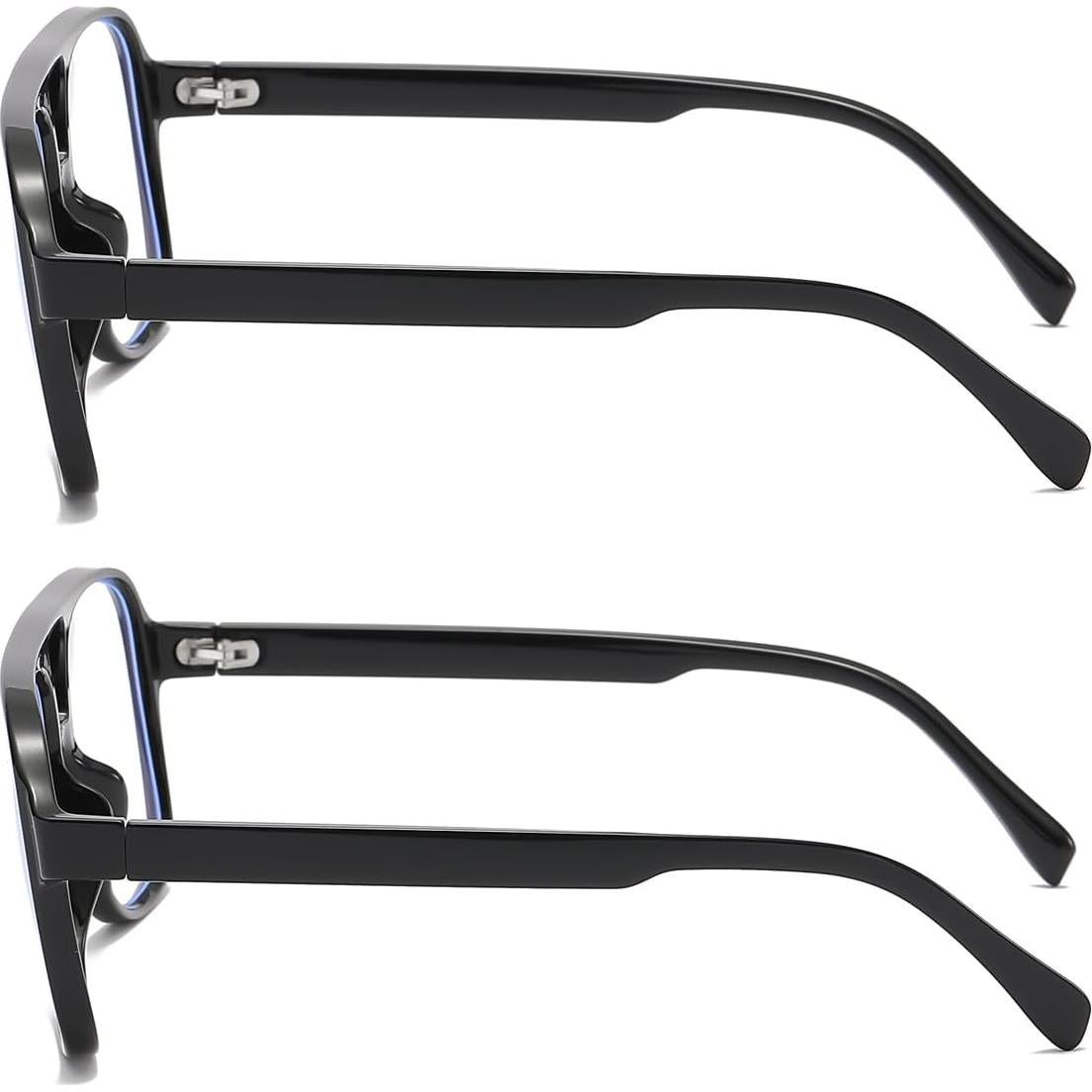 Gafas Aviador JOVAKIT Unisex Lente Clara HD Marco Ligero