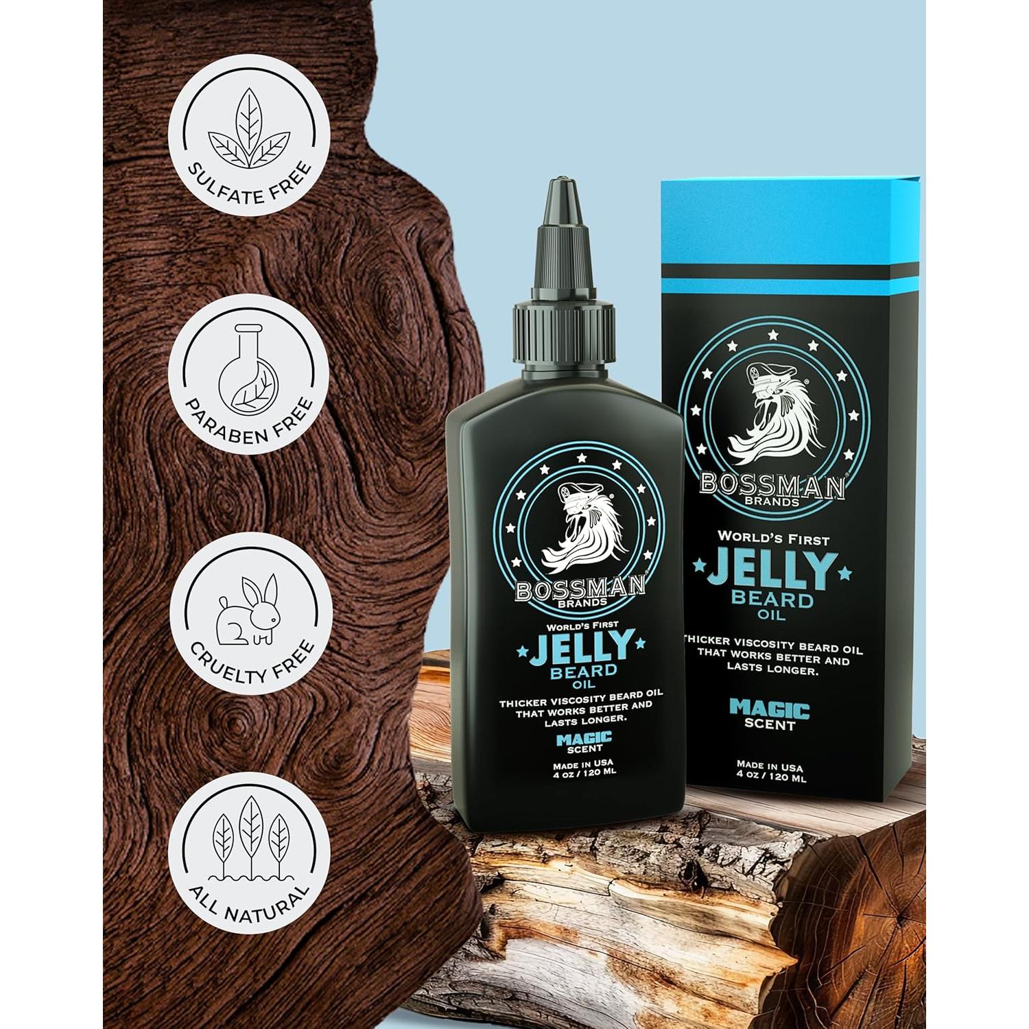 Aceite de Barba Bossman Jelly 113 g Aroma Mágico