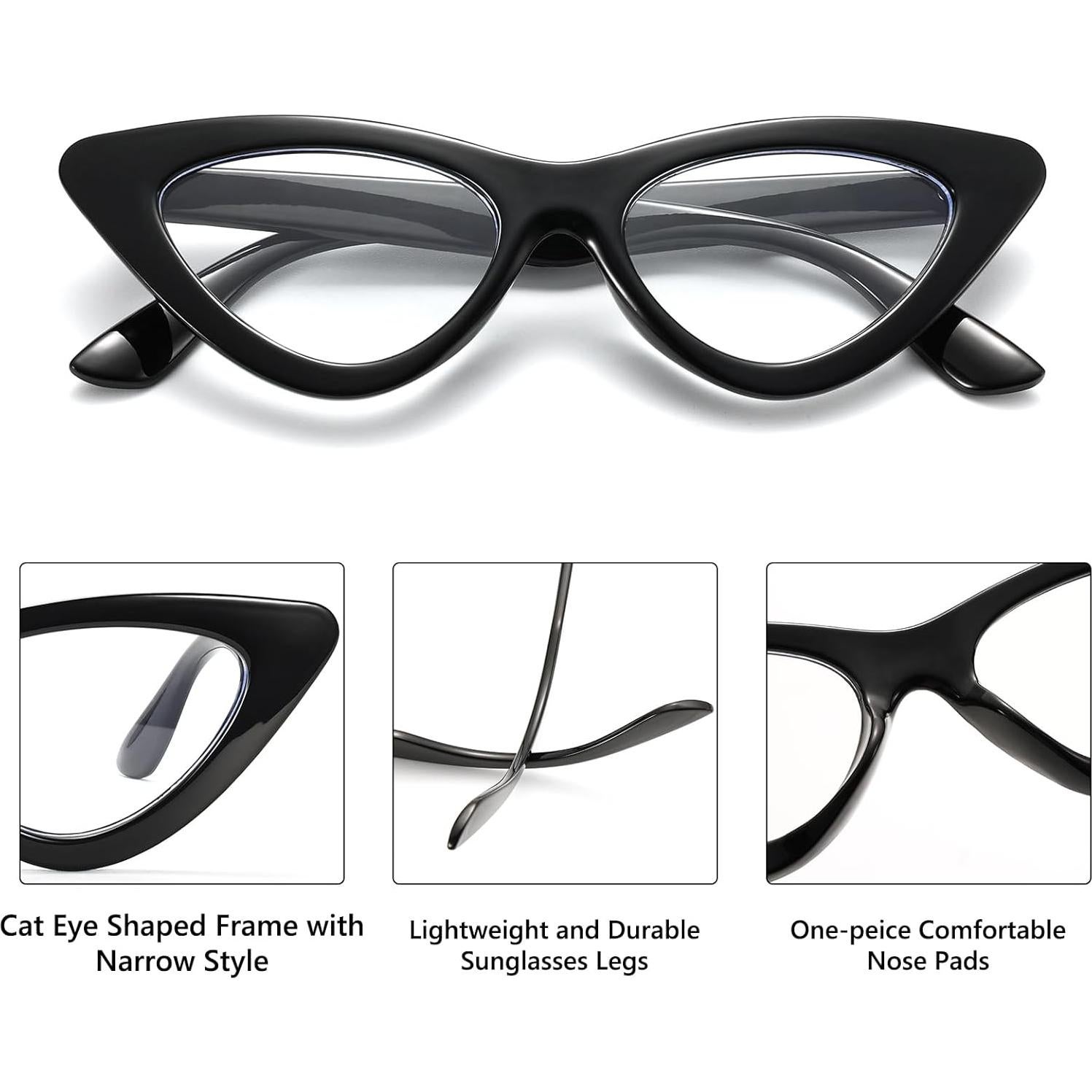 Gafas de sol LIKSMU ojo de gato bloqueadoras luz azul