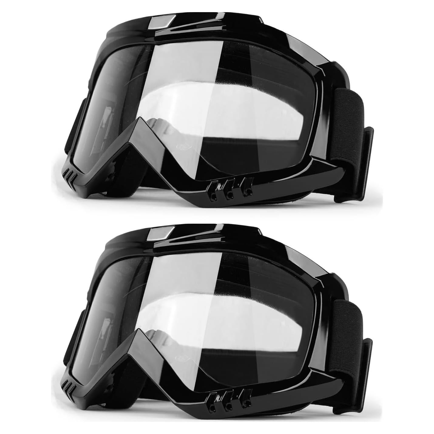 Gafas de Motocross LMAVAG Lente Clara Antivaho 2-Pack