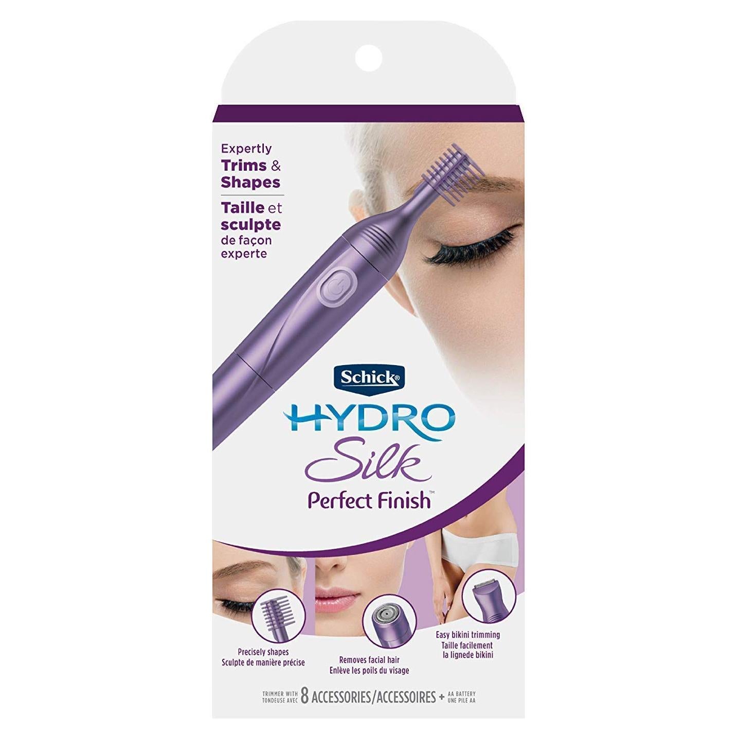 Recortador Schick Hydro Silk Perfect Finish 8 en 1 para Mujeres