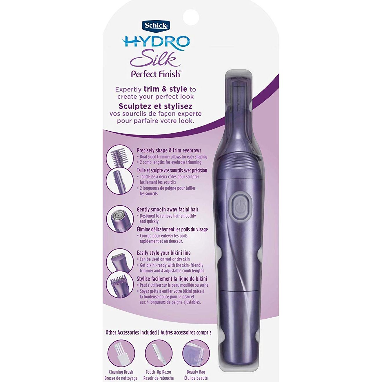 Recortador Schick Hydro Silk Perfect Finish 8 en 1 para Mujeres