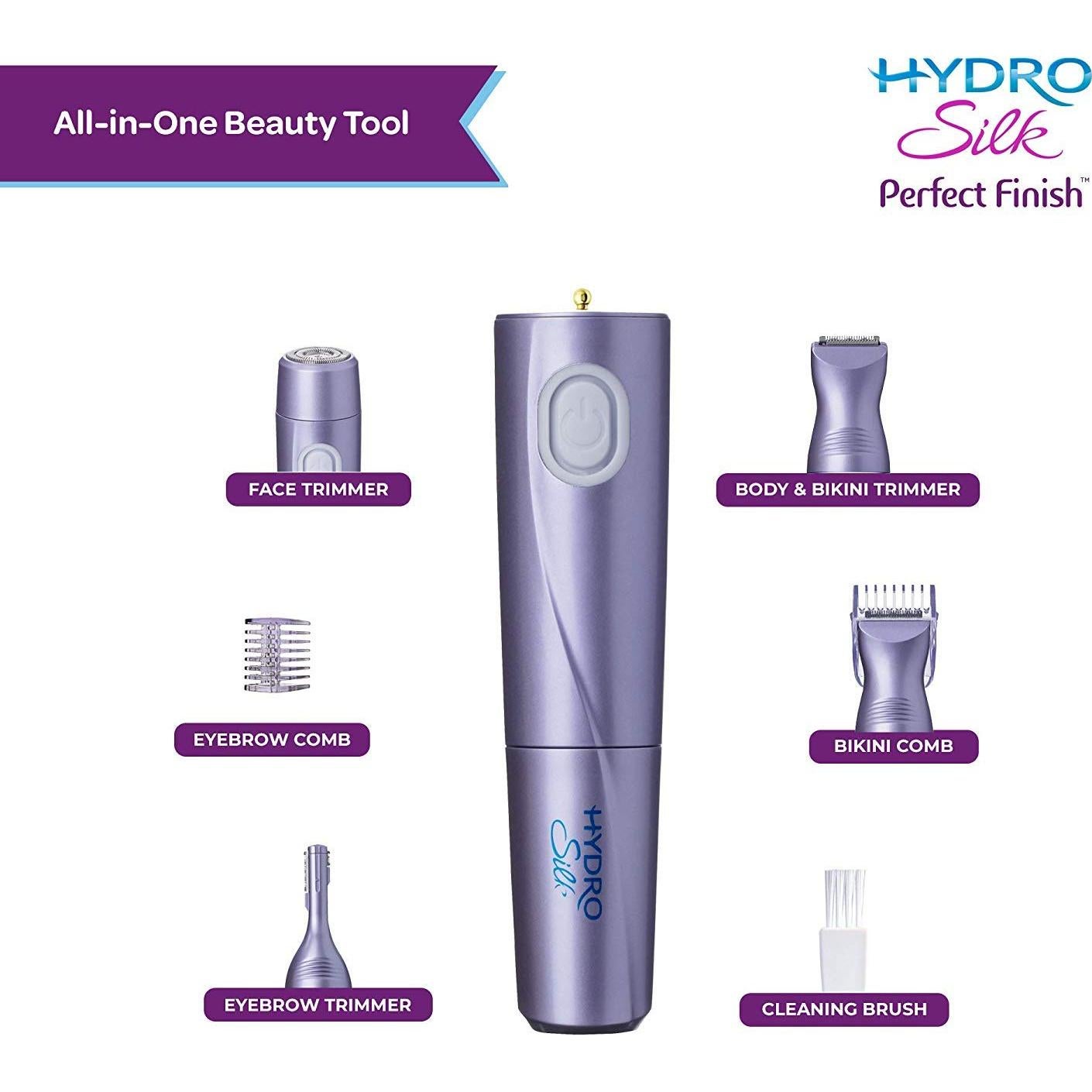 Recortador Schick Hydro Silk Perfect Finish 8 en 1 para Mujeres