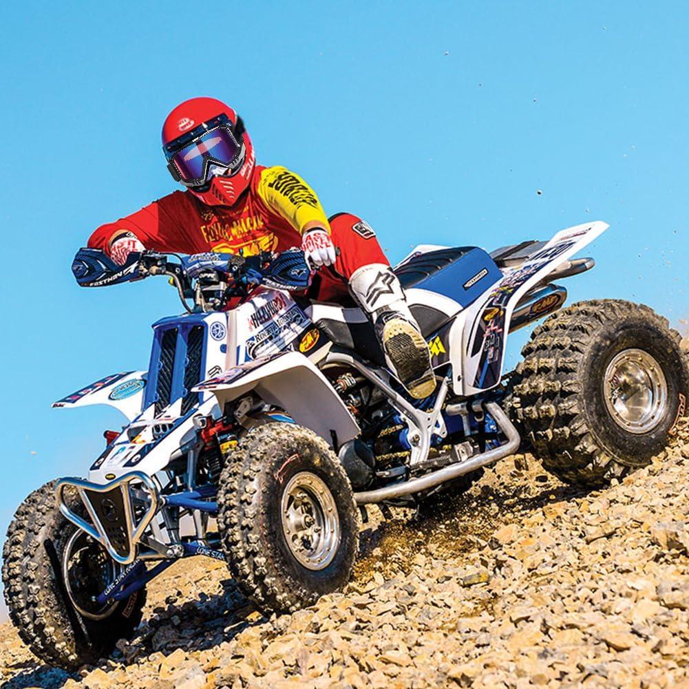 Gafas de Motocross LMAVAG Lente Clara Antivaho Ajustables