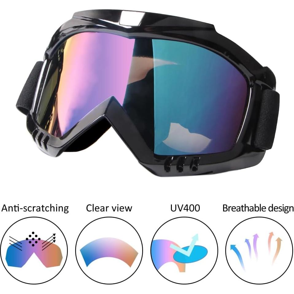 Gafas de Motocross LMAVAG UV400 a Prueba de Niebla