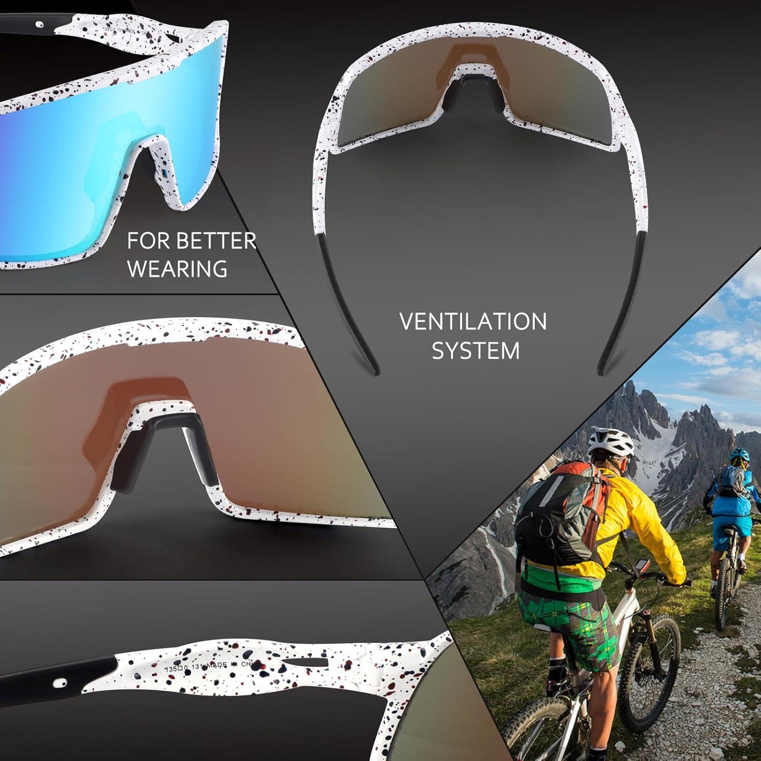 Gafas de Ciclismo Polarizadas BangLong UV400 Azul