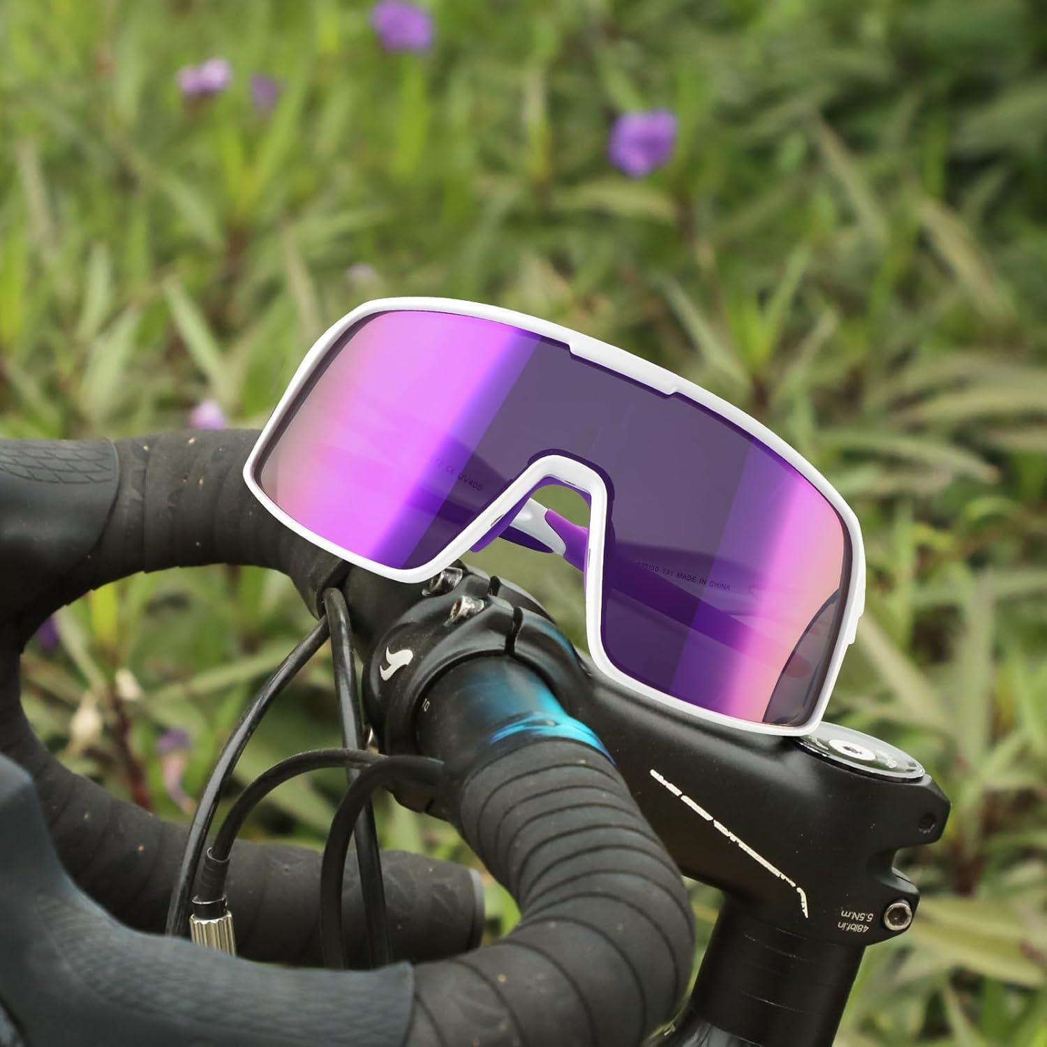 Gafas de Ciclismo BangLong UV400, Ligeras y Comodas