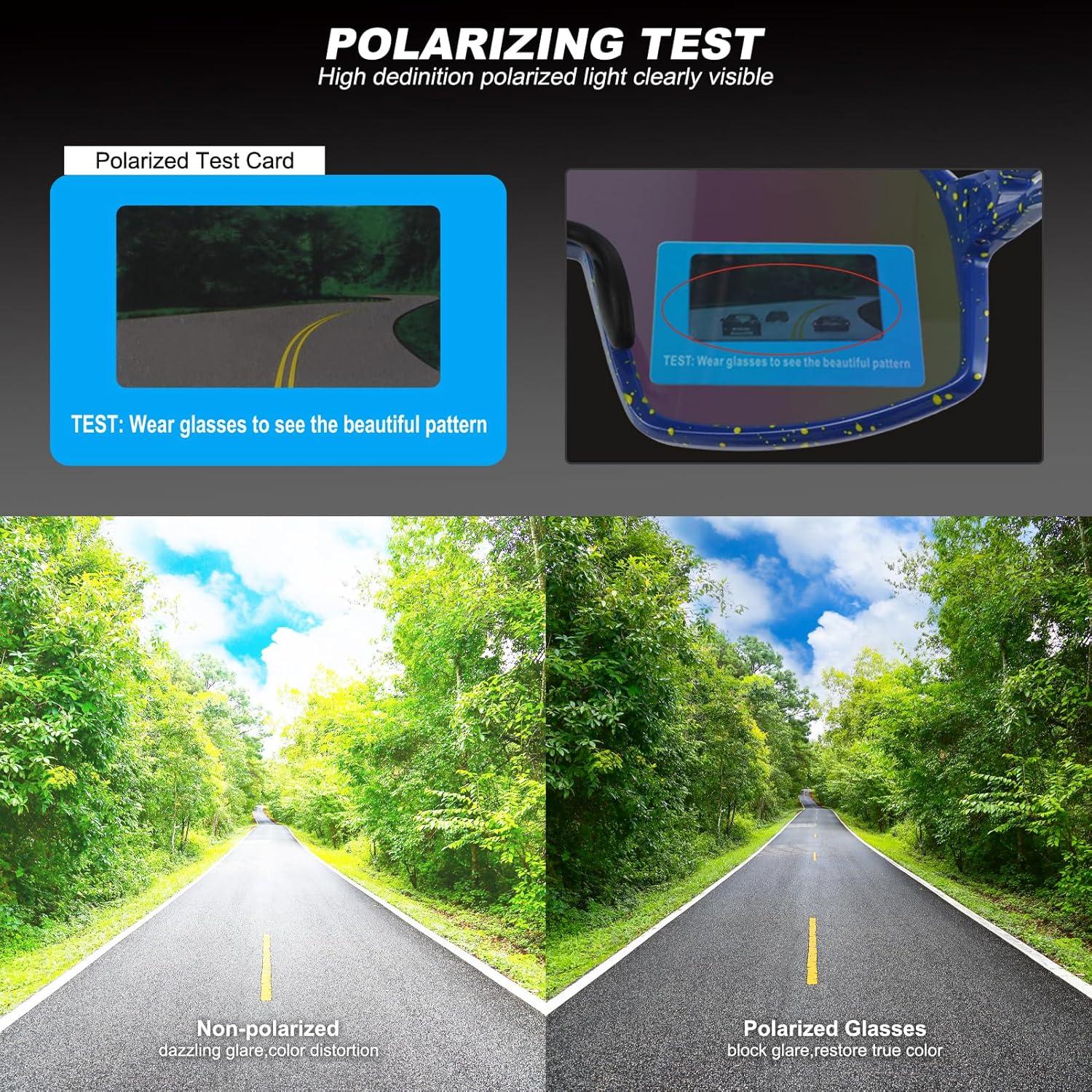 Gafas de Ciclismo BangLong UV400 Verde, Ligeras y Cómodas