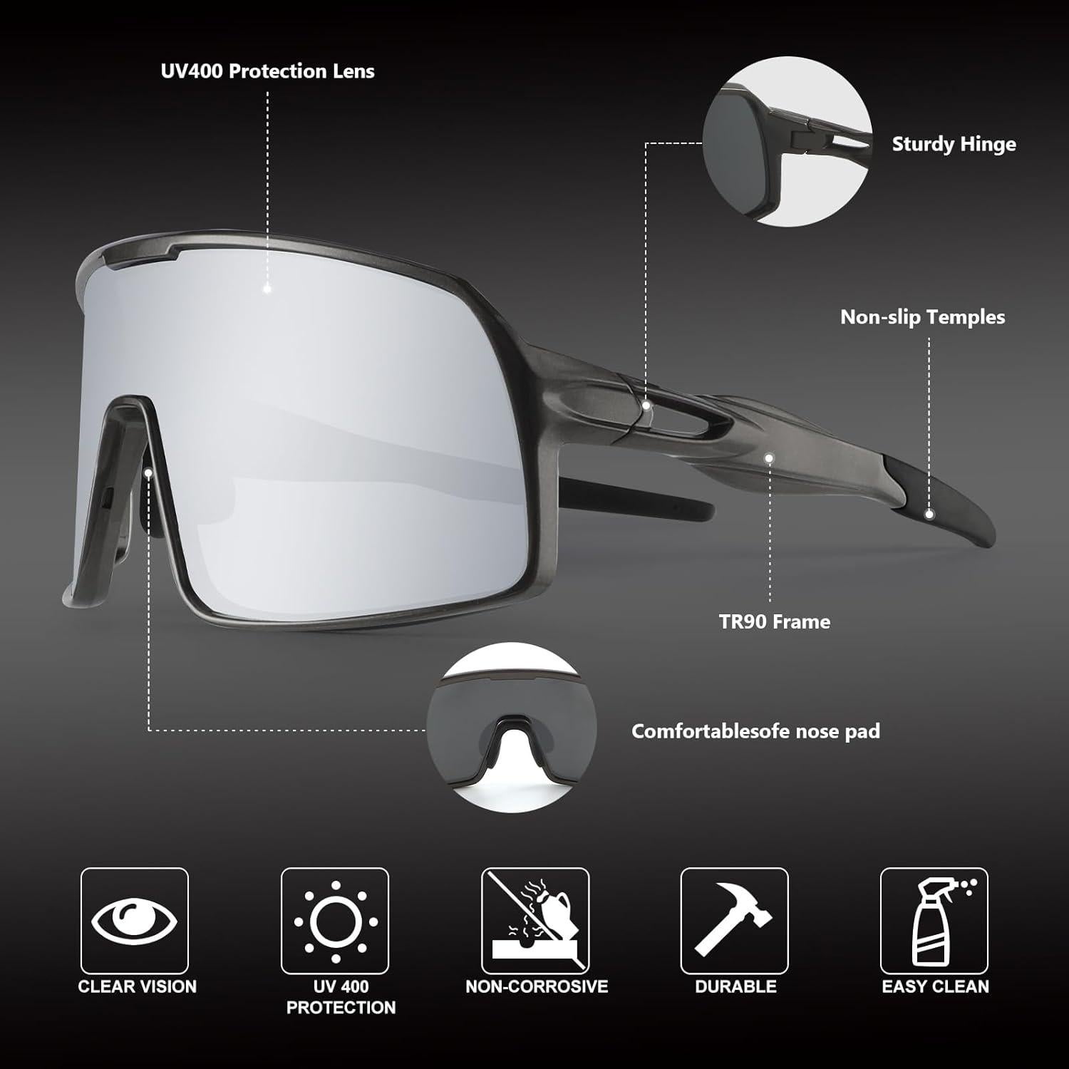 Gafas de Ciclismo Polarizadas BangLong UV400 Hombres Mujeres