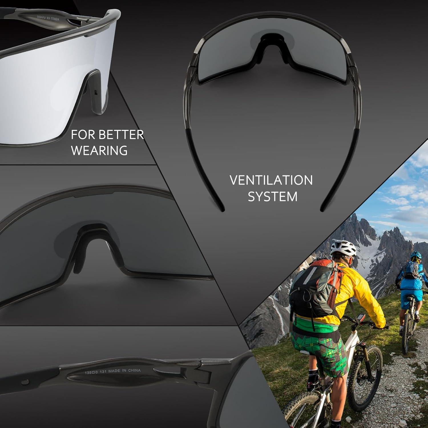 Gafas de Ciclismo Polarizadas BangLong UV400 Hombres Mujeres