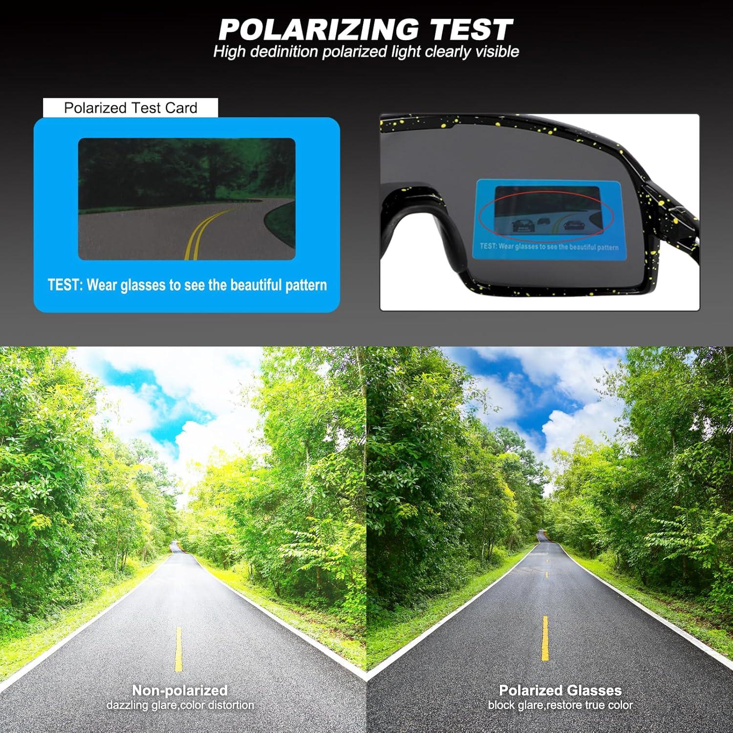 Gafas de Ciclismo BangLong UV400, Ligeras y Comodas