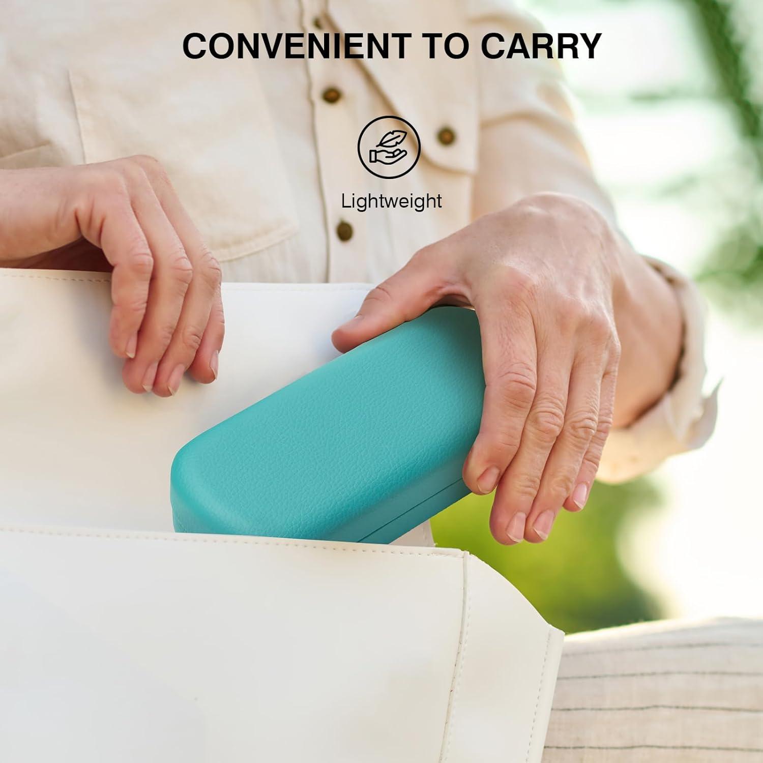 Estuche Duro para Gafas Marvolia Azul con Paño de Limpieza